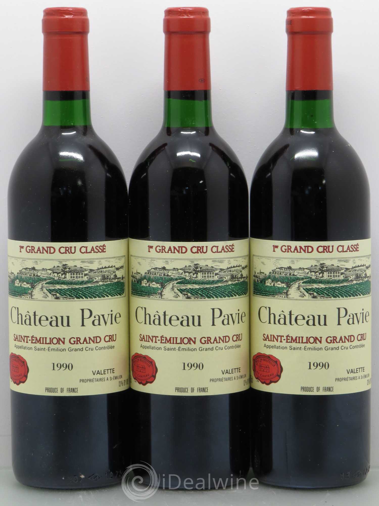 Château Pavie 1er Grand Cru Classé A 1990 - Lot de 12 bouteilles - 2
