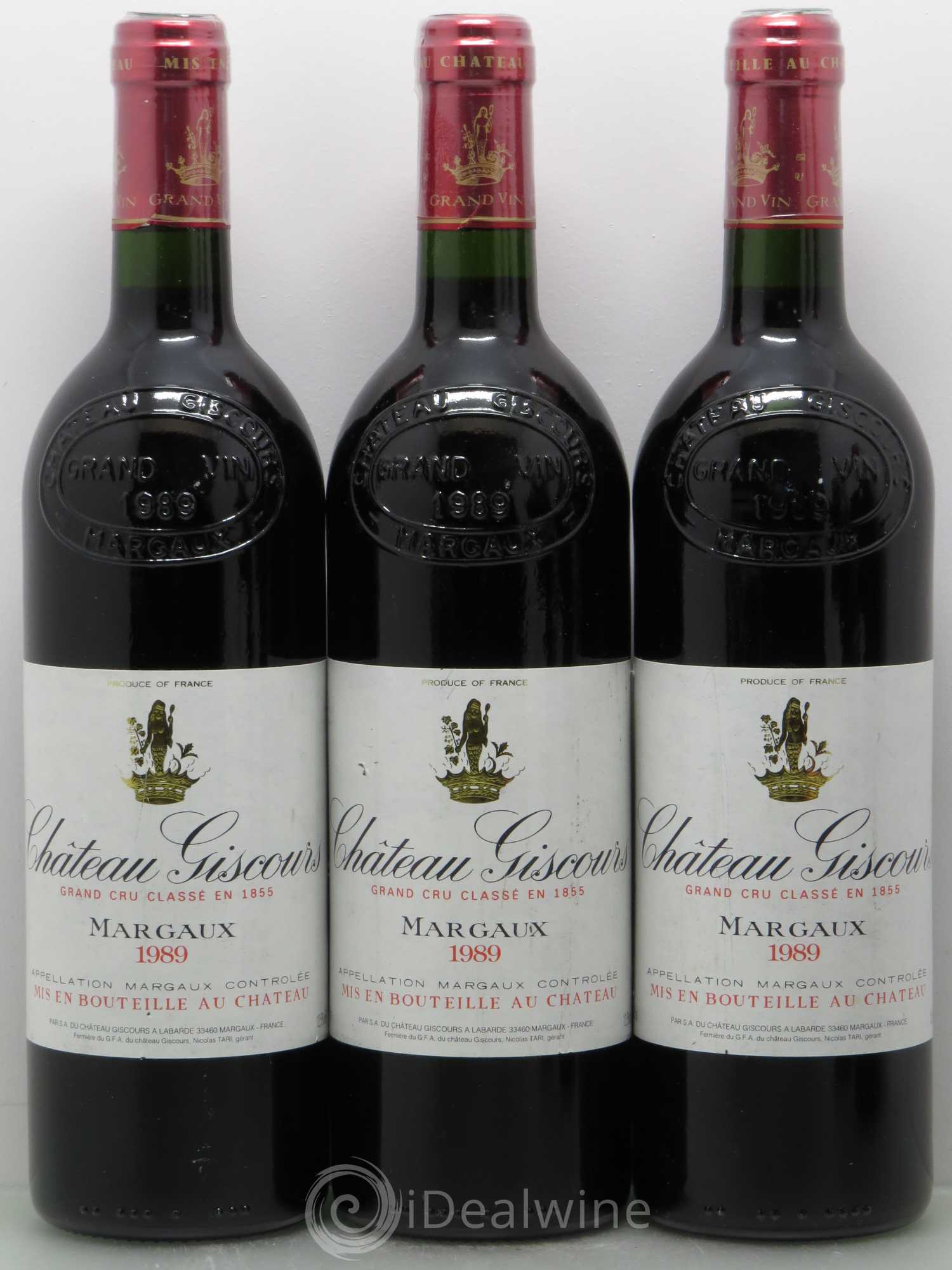Château Giscours 3ème Grand Cru Classé 1989 - Lot de 5 bouteilles - 1