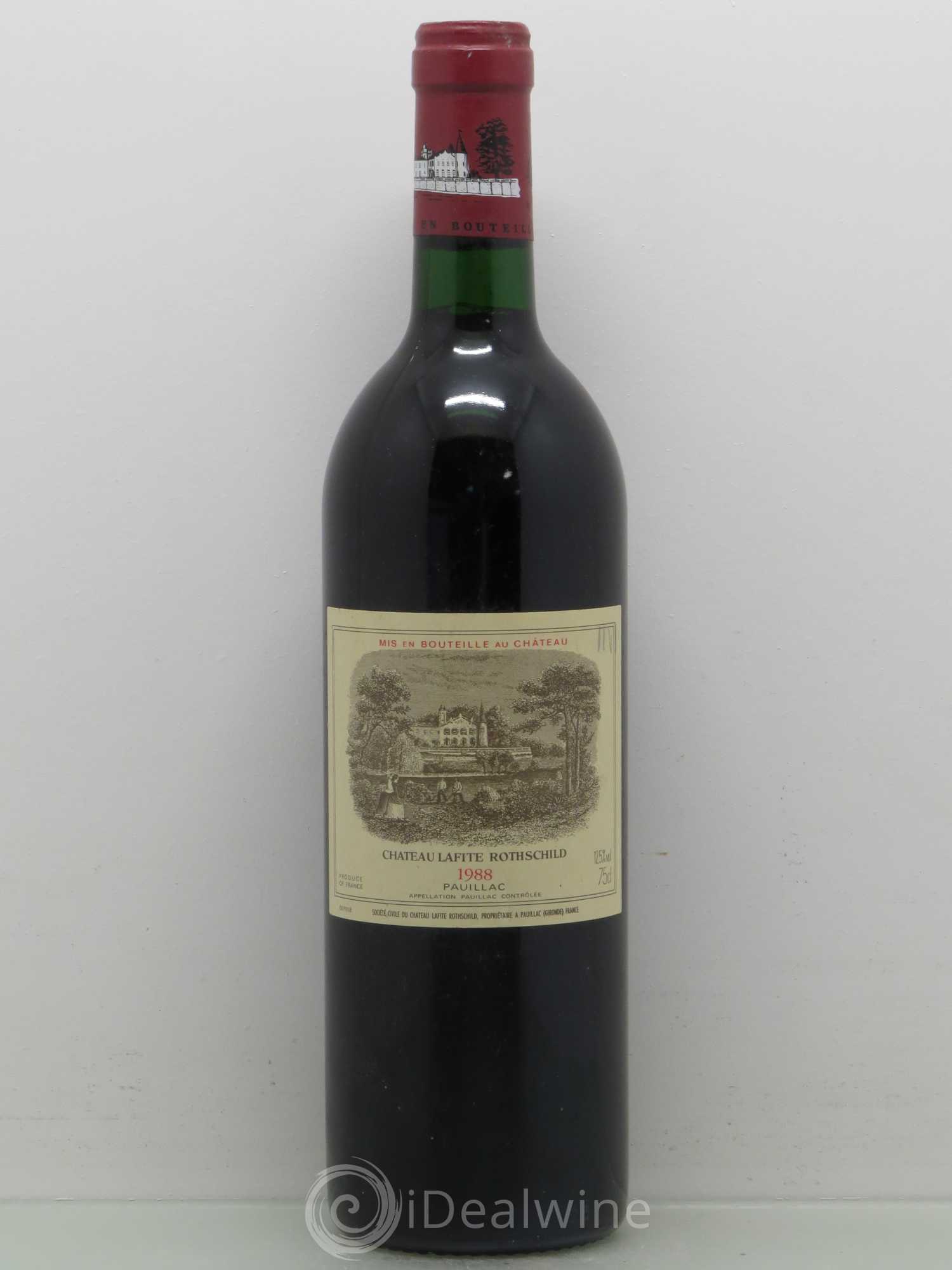 Château Lafite Rothschild 1er Grand Cru Classé 1988 - Lot de 1 bouteille - 0