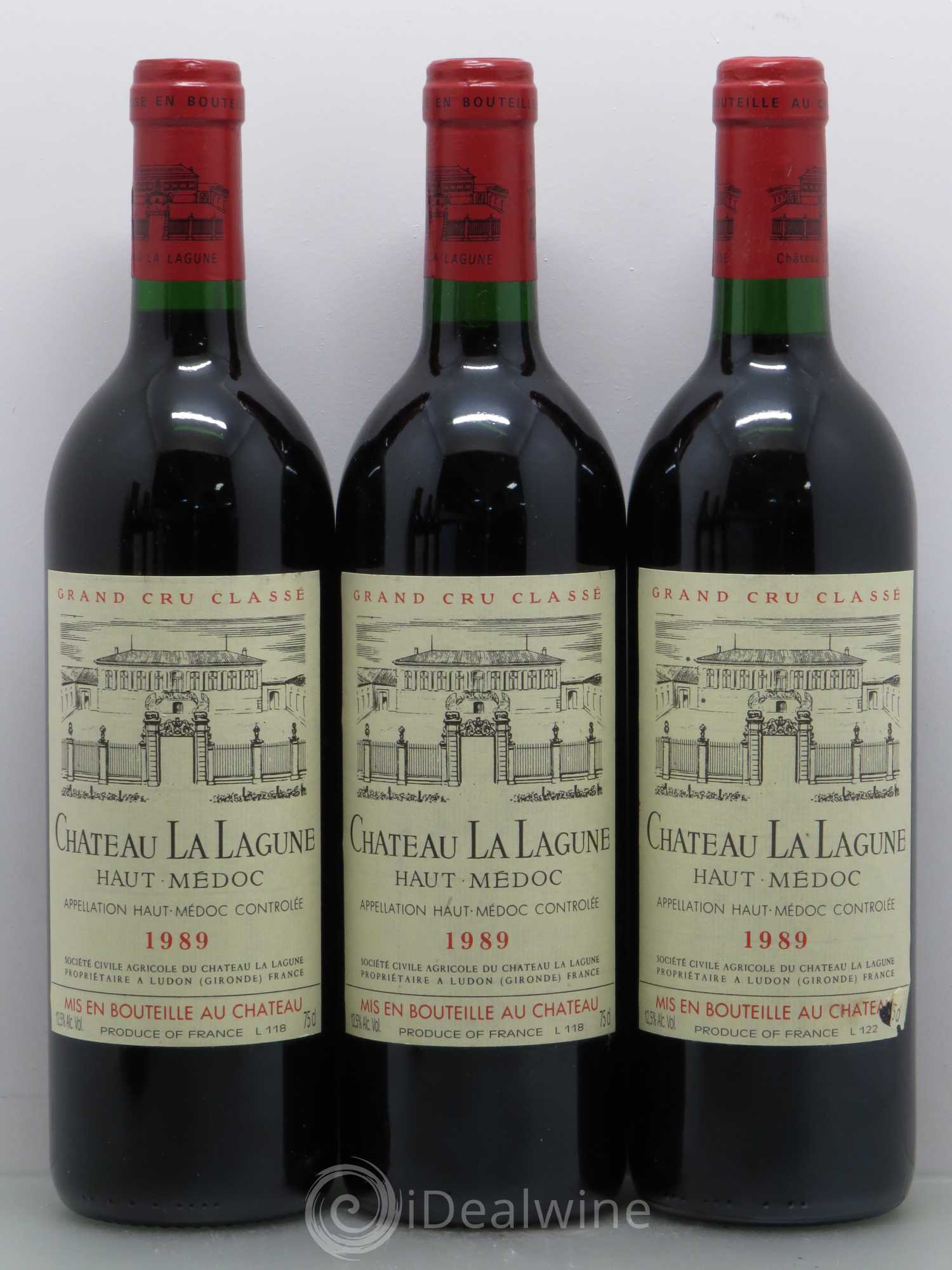 Château la Lagune 3ème Grand Cru Classé 1989 - Lot de 6 bouteilles - 1