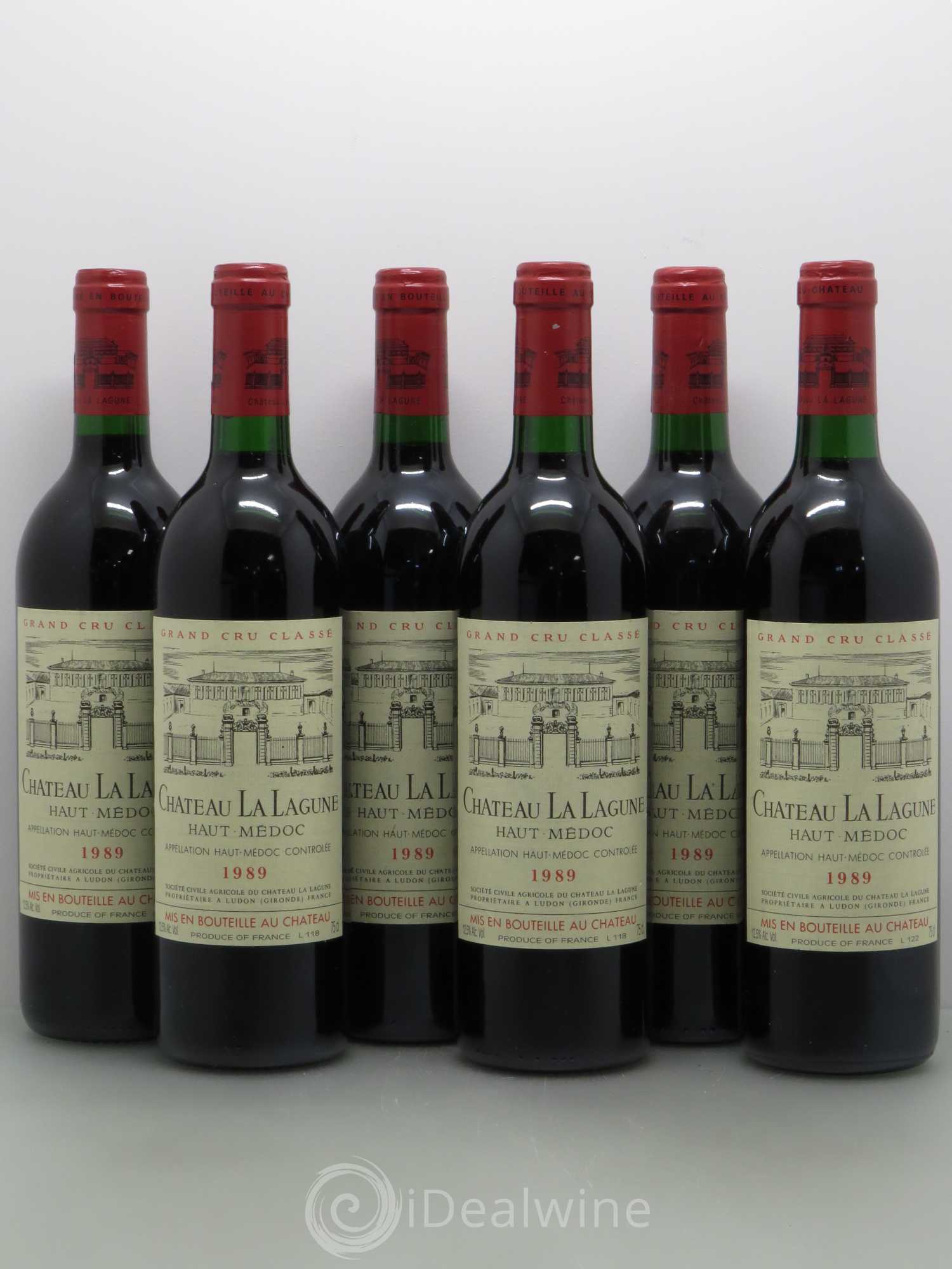 Château la Lagune 3ème Grand Cru Classé 1989 - Lot de 6 bouteilles - 0