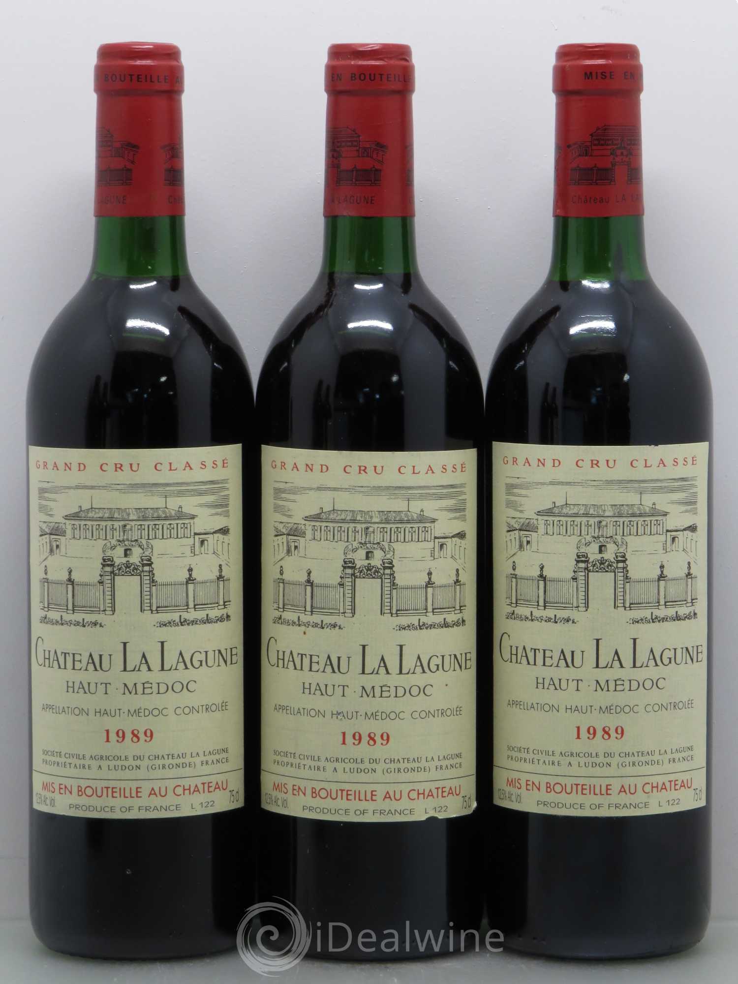 Château la Lagune 3ème Grand Cru Classé 1989 - Lot de 5 bouteilles - 1