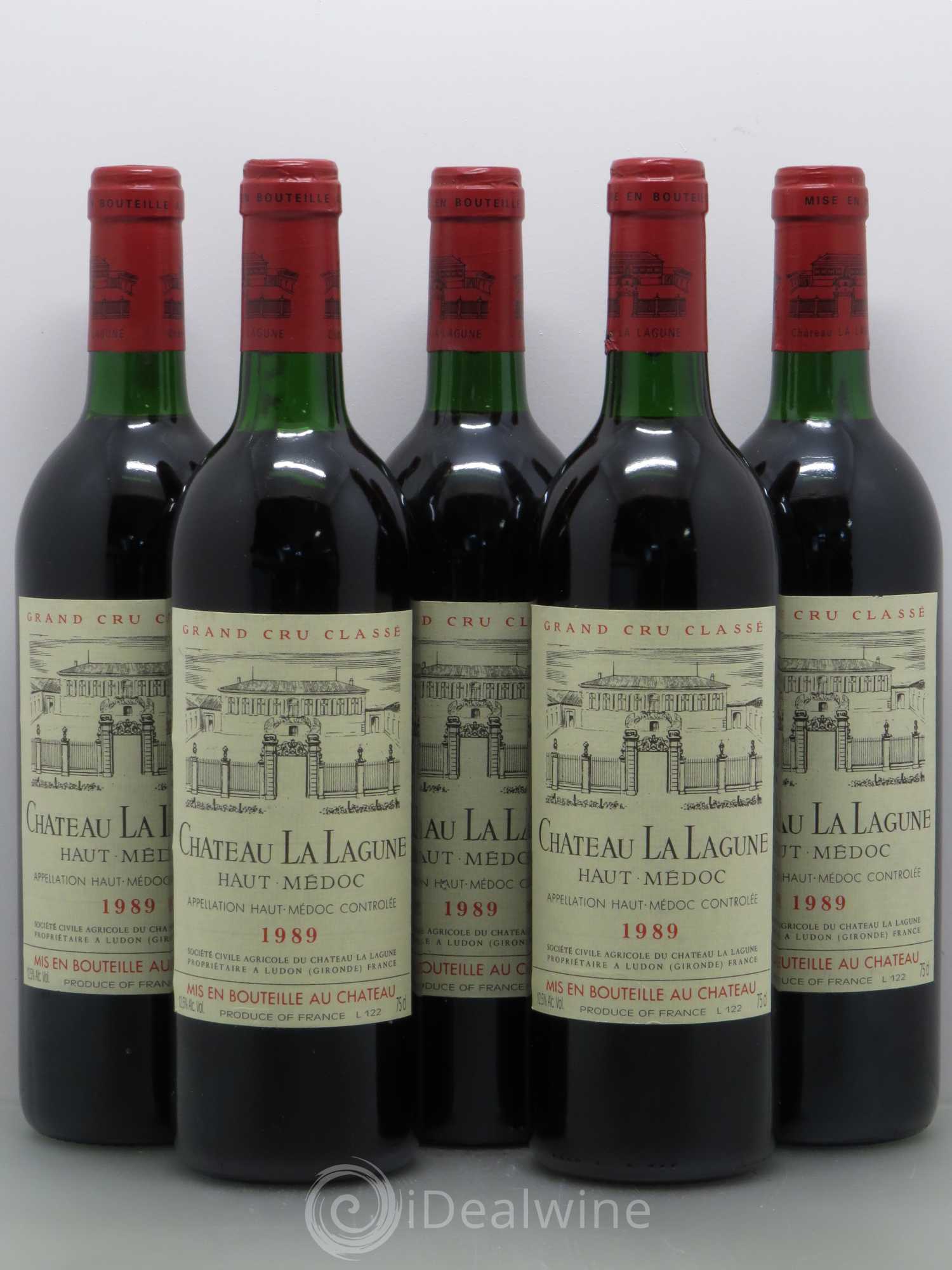 Château la Lagune 3ème Grand Cru Classé 1989 - Lot de 5 bouteilles - 0