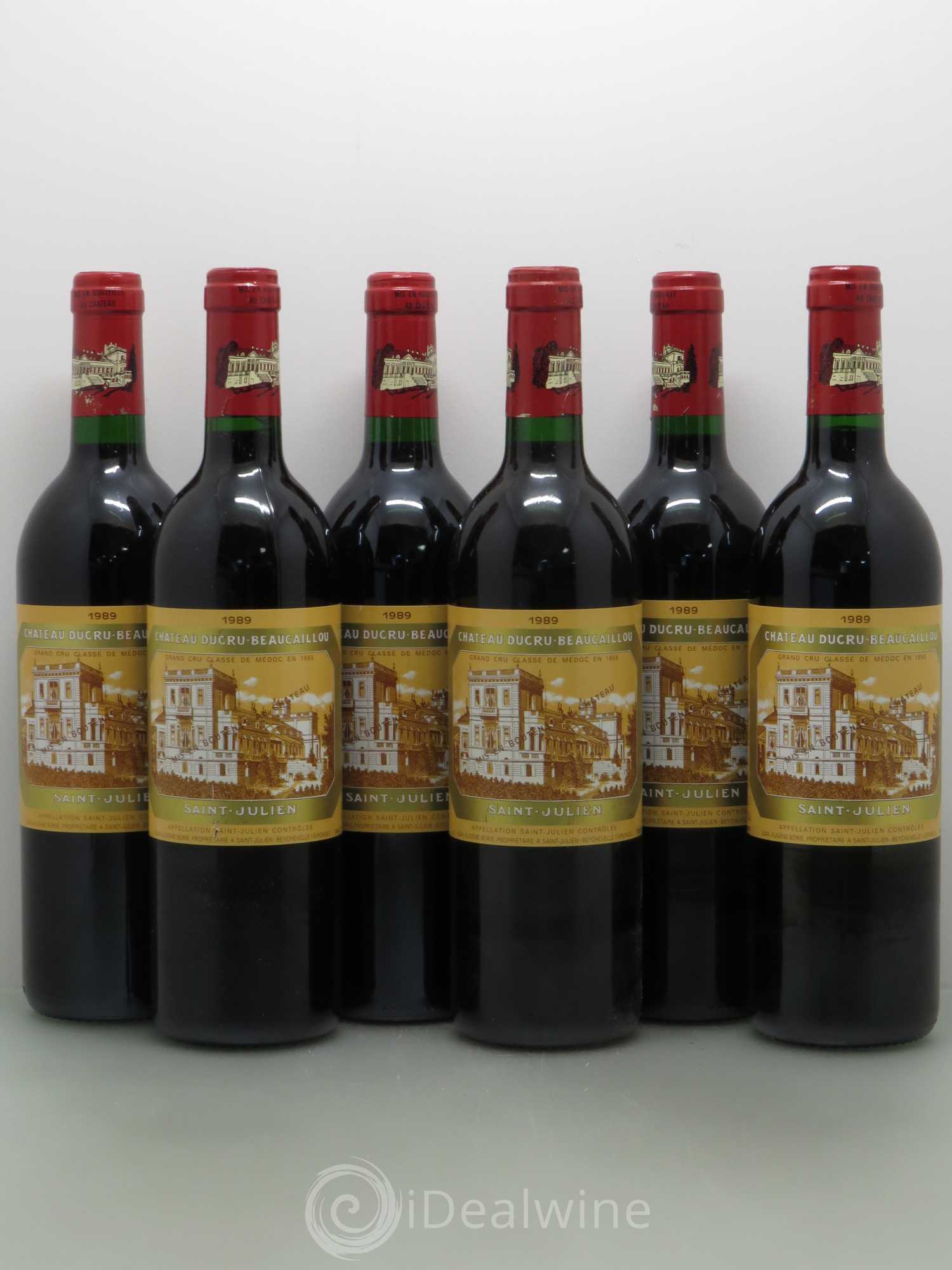 Château Ducru Beaucaillou 2ème Grand Cru Classé 1989 - Lot de 6 bouteilles - 0