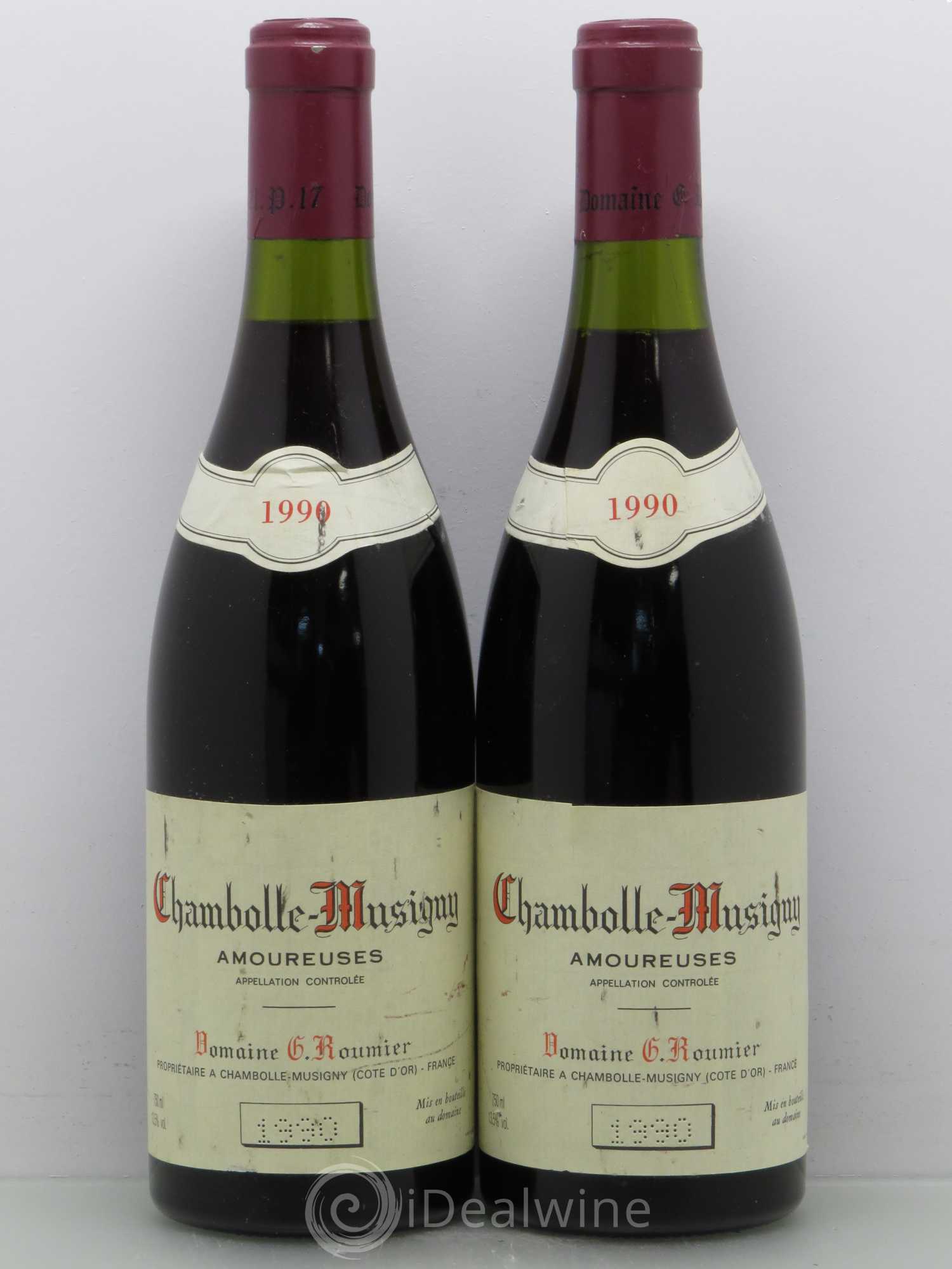 Chambolle-Musigny 1er Cru Les Amoureuses Georges Roumier (Domaine) 1990 - Lot de 2 bouteilles - 0