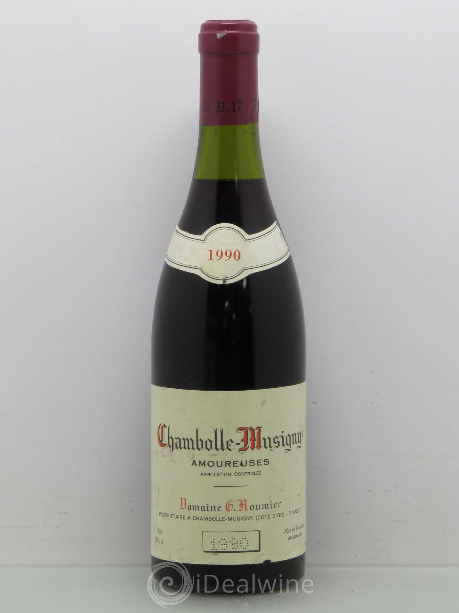 Chambolle-Musigny 1er Cru Les Amoureuses Georges Roumier (Domaine) 1990 - Lot de 1 bouteille - 0