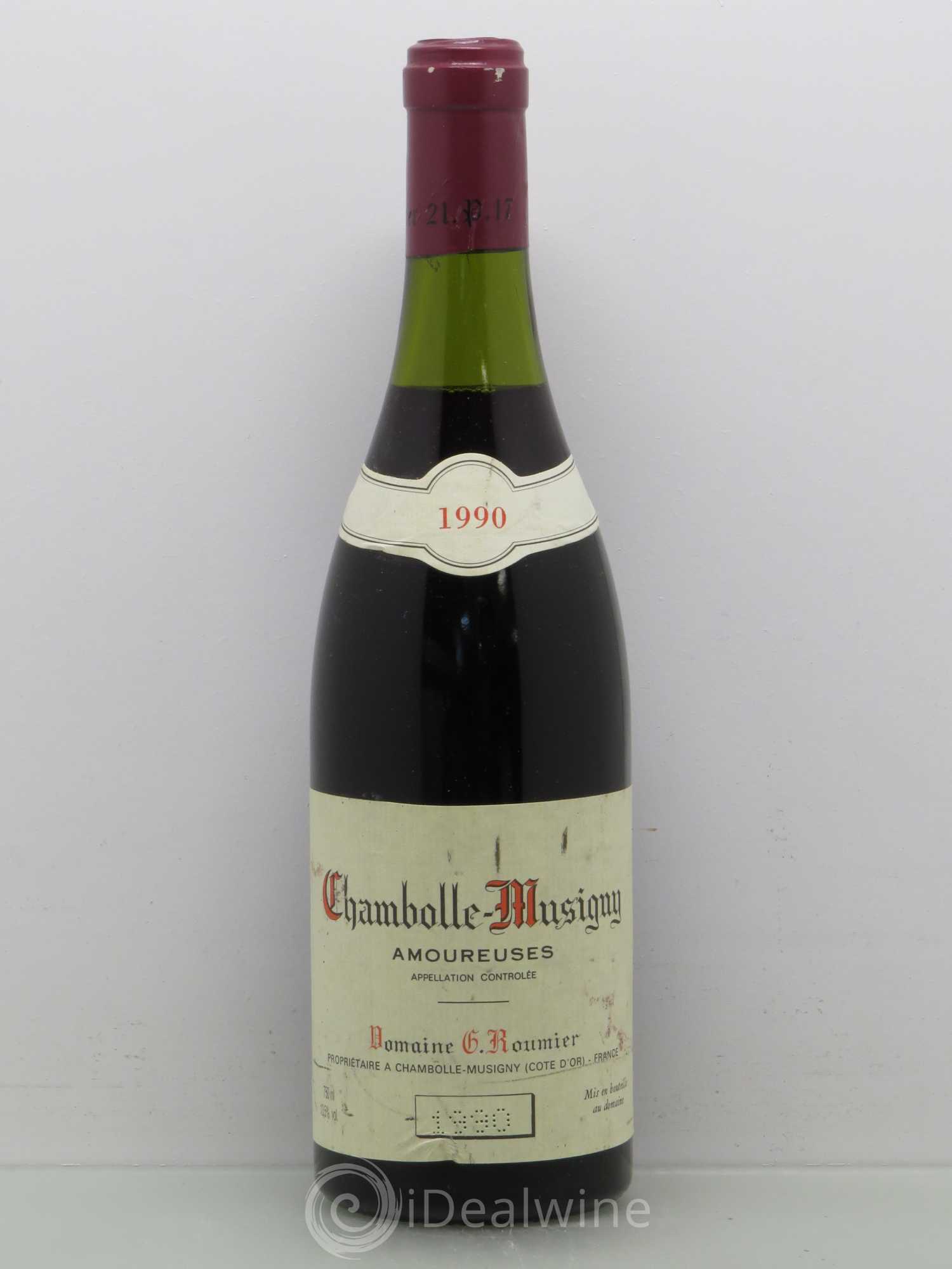 Chambolle-Musigny 1er Cru Les Amoureuses Georges Roumier (Domaine) 1990 - Lot de 1 bouteille - 0