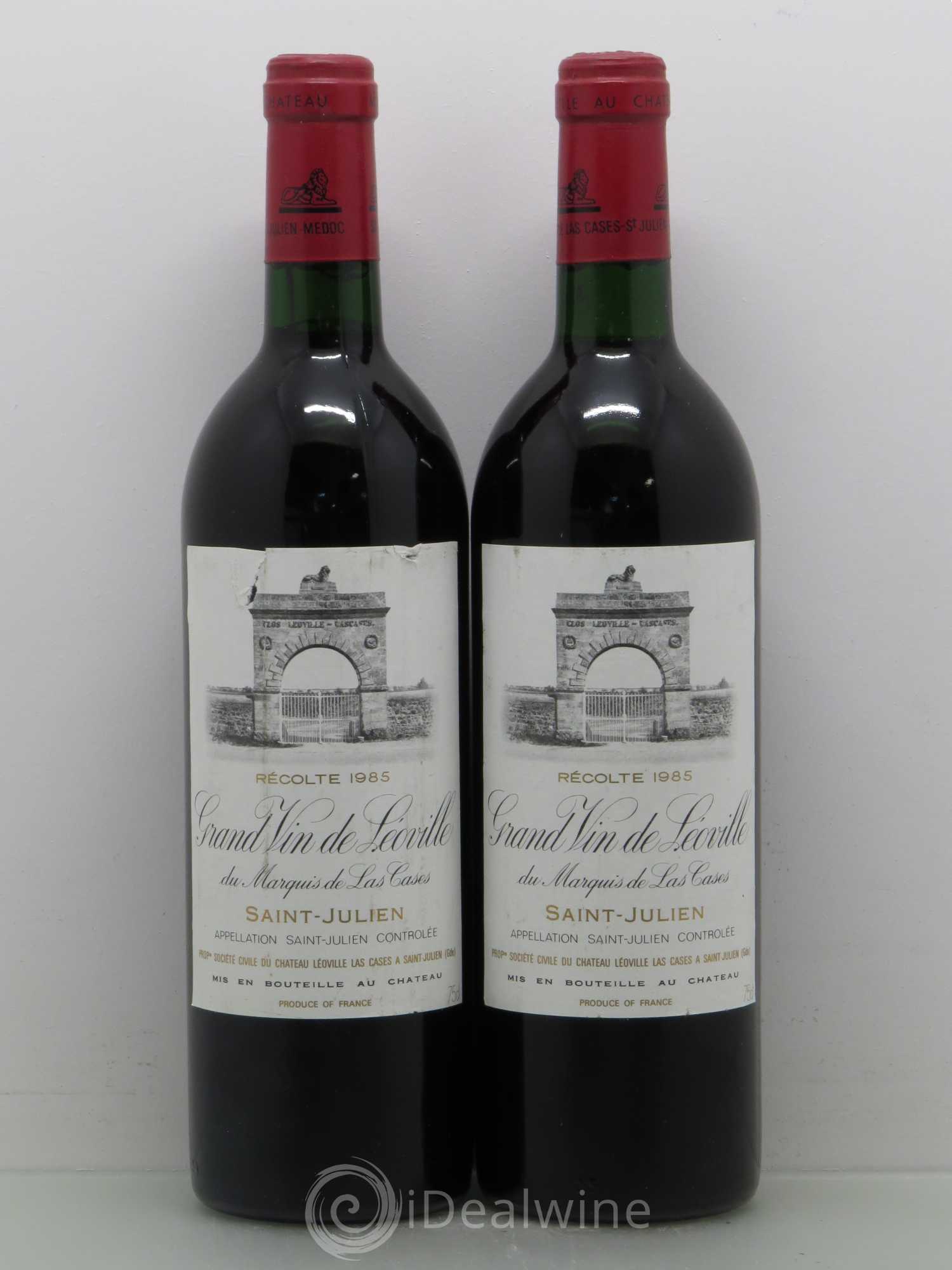Château Léoville Las Cases 2ème Grand Cru Classé 1985 - Lot de 2 bouteilles - 0