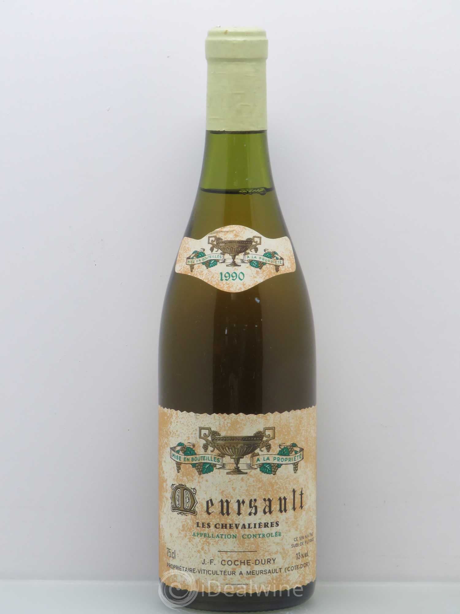 Meursault Les Chevalières Coche Dury (Domaine) 1990 - Lot de 1 bouteille - 0