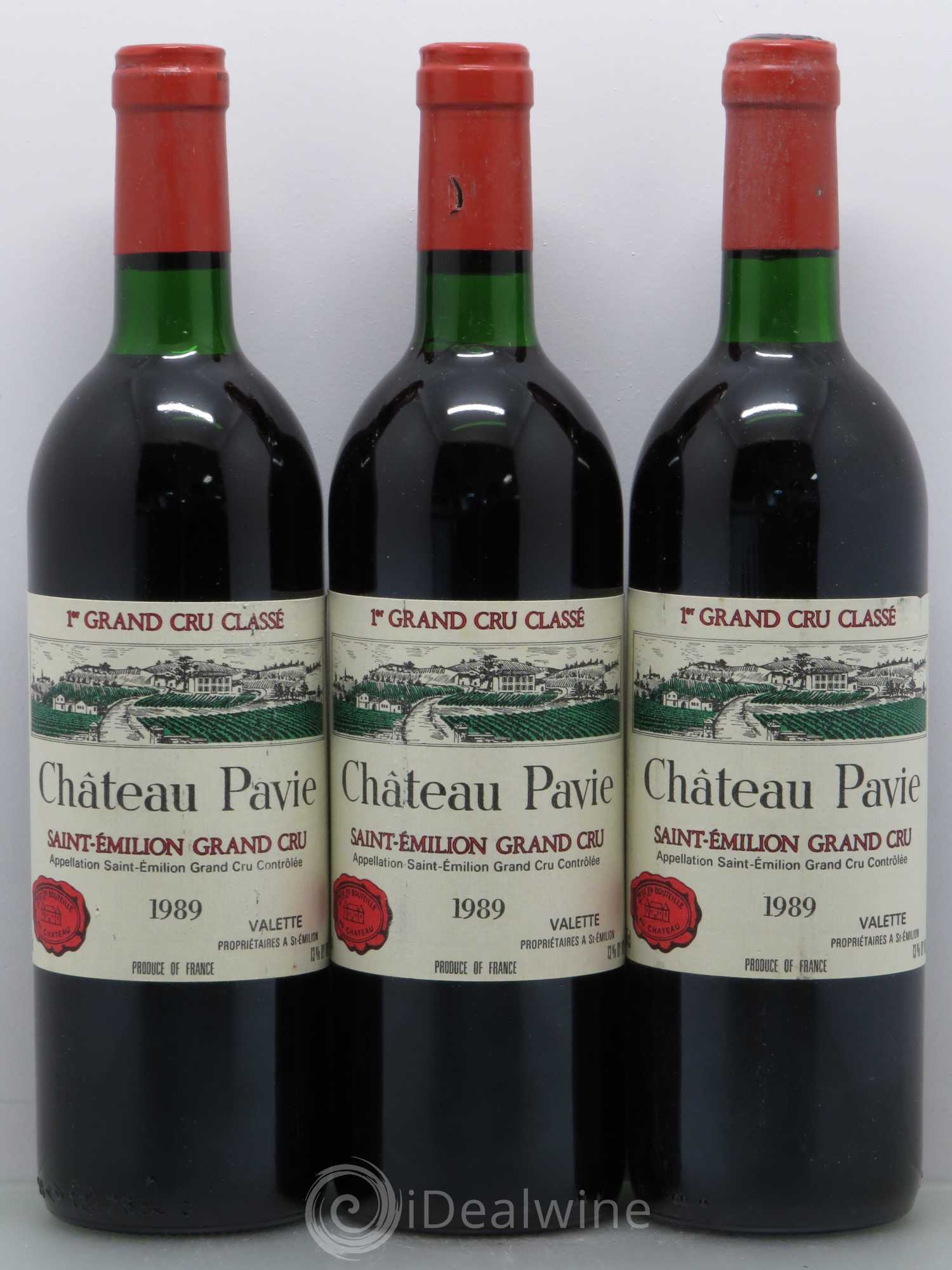 Château Pavie 1er Grand Cru Classé A 1989 - Lot de 7 bouteilles - 1