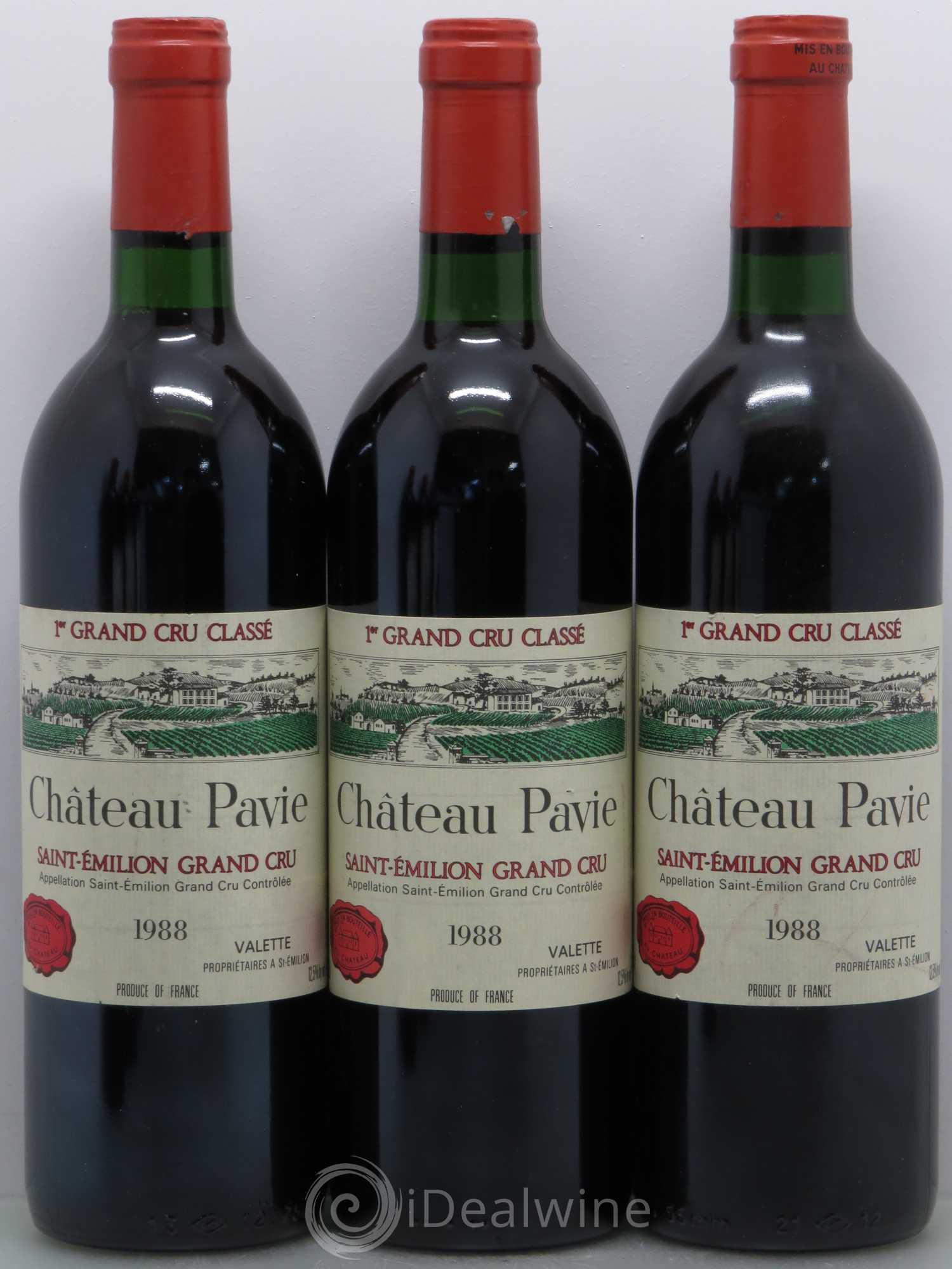 Château Pavie 1er Grand Cru Classé A 1988 - Lot de 6 bouteilles - 1