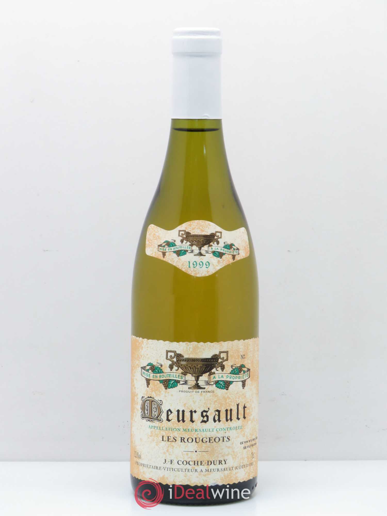 Meursault Les Rougeots Coche Dury (Domaine) 1999 - Lot de 1 bouteille - 0