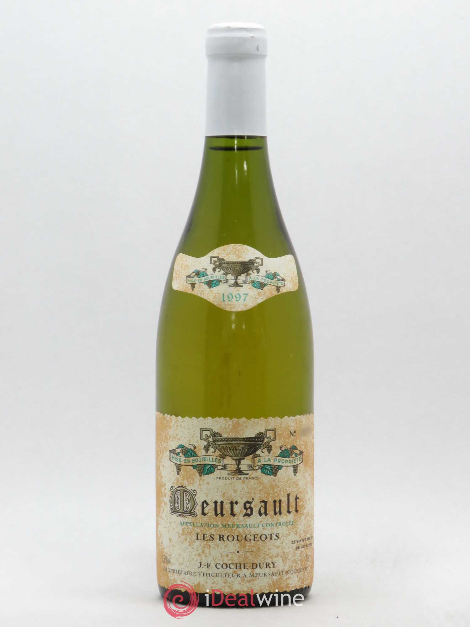 Meursault Les Rougeots Coche Dury (Domaine) 1997 - Lot de 1 bouteille - 0