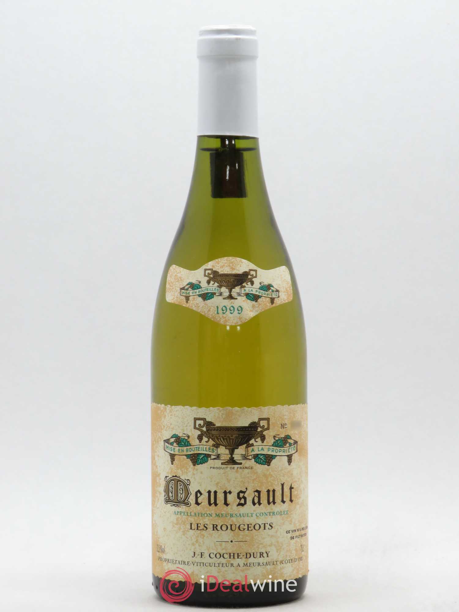 Meursault Les Rougeots Coche Dury (Domaine) 1999 - Lot de 1 bouteille - 0
