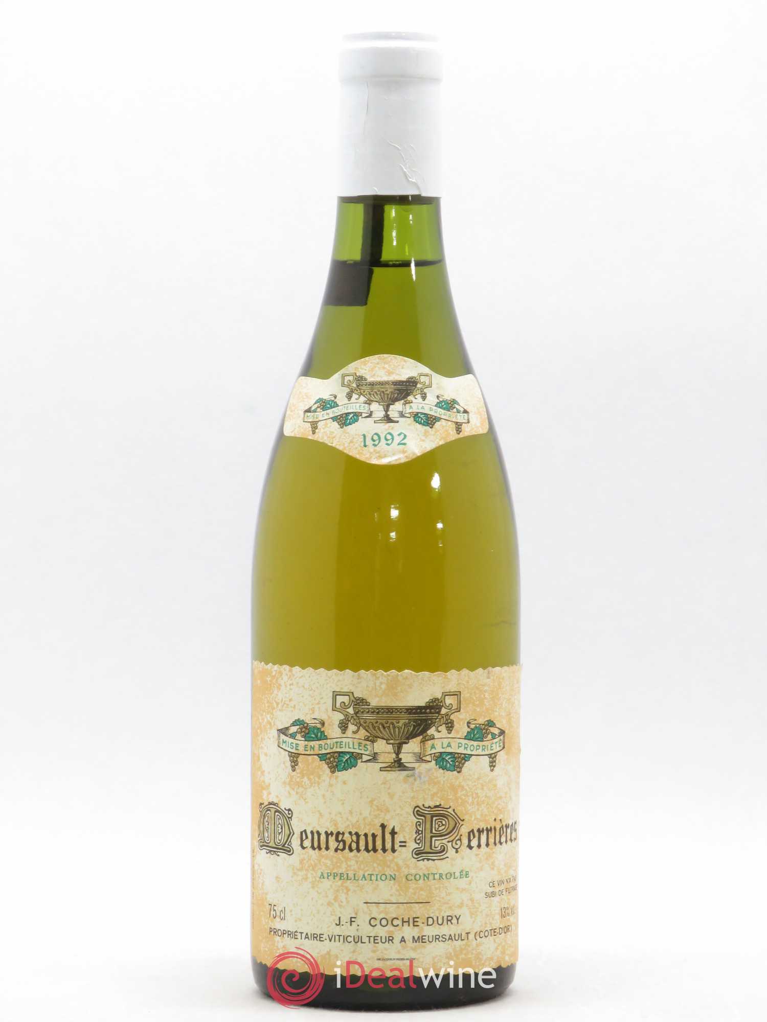 Meursault 1er Cru Perrières Coche Dury (Domaine) 1992 - Lot de 1 bouteille - 0