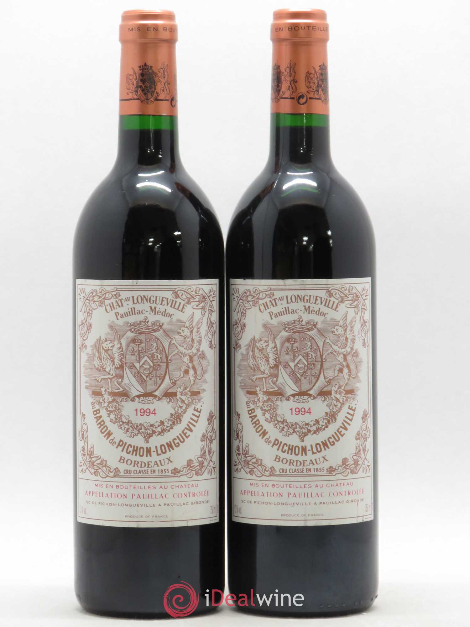 Pichon Longueville Baron 2ème Grand Cru Classé 1994 - Lot de 2 bouteilles - 0