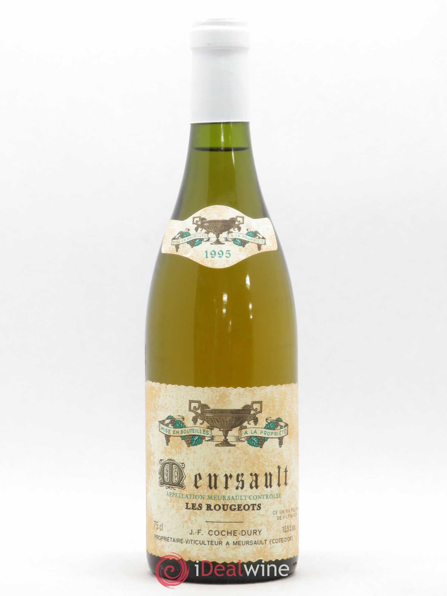 Meursault Les Rougeots Coche Dury (Domaine) 1995 - Lot de 1 bouteille - 0