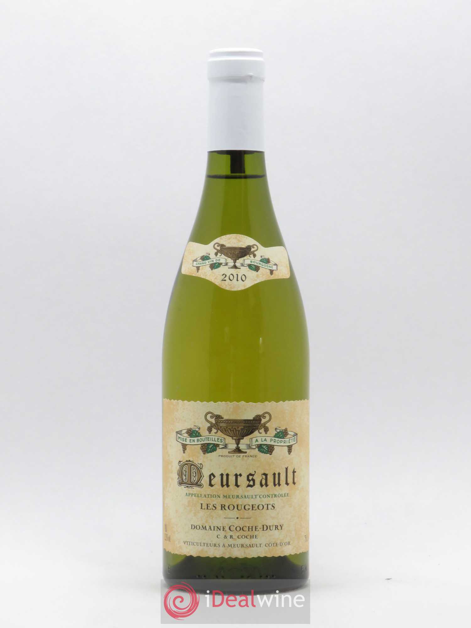 Meursault Les Rougeots Coche Dury (Domaine) 2010 - Lot de 1 bouteille - 0