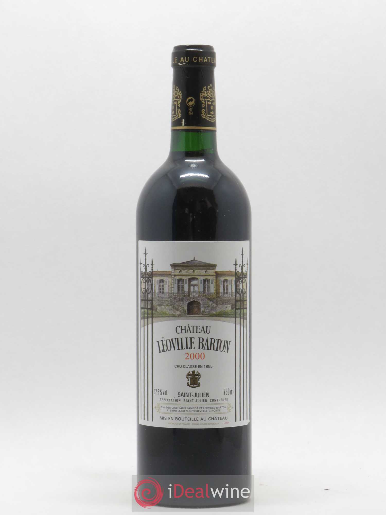 Château Léoville Barton 2ème Grand Cru Classé 2000 - Lot de 1 bouteille - 0
