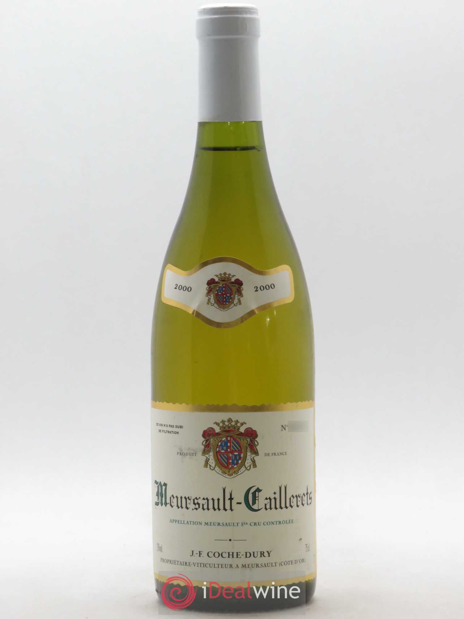Meursault 1er Cru Caillerets Coche Dury (Domaine) 2000 - Lot de 1 bouteille - 0