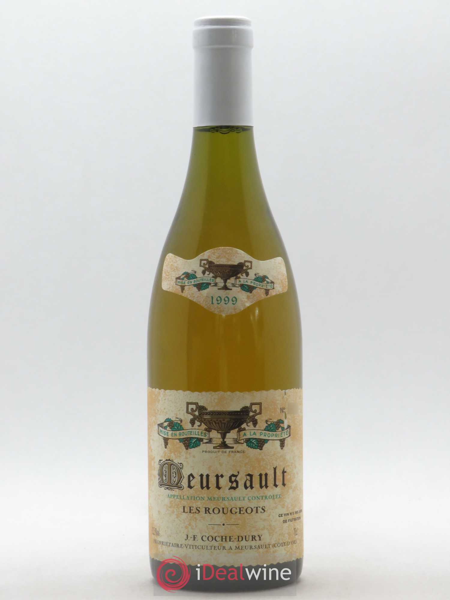 Meursault Les Rougeots Coche Dury (Domaine) 1999 - Lot de 1 bouteille - 0