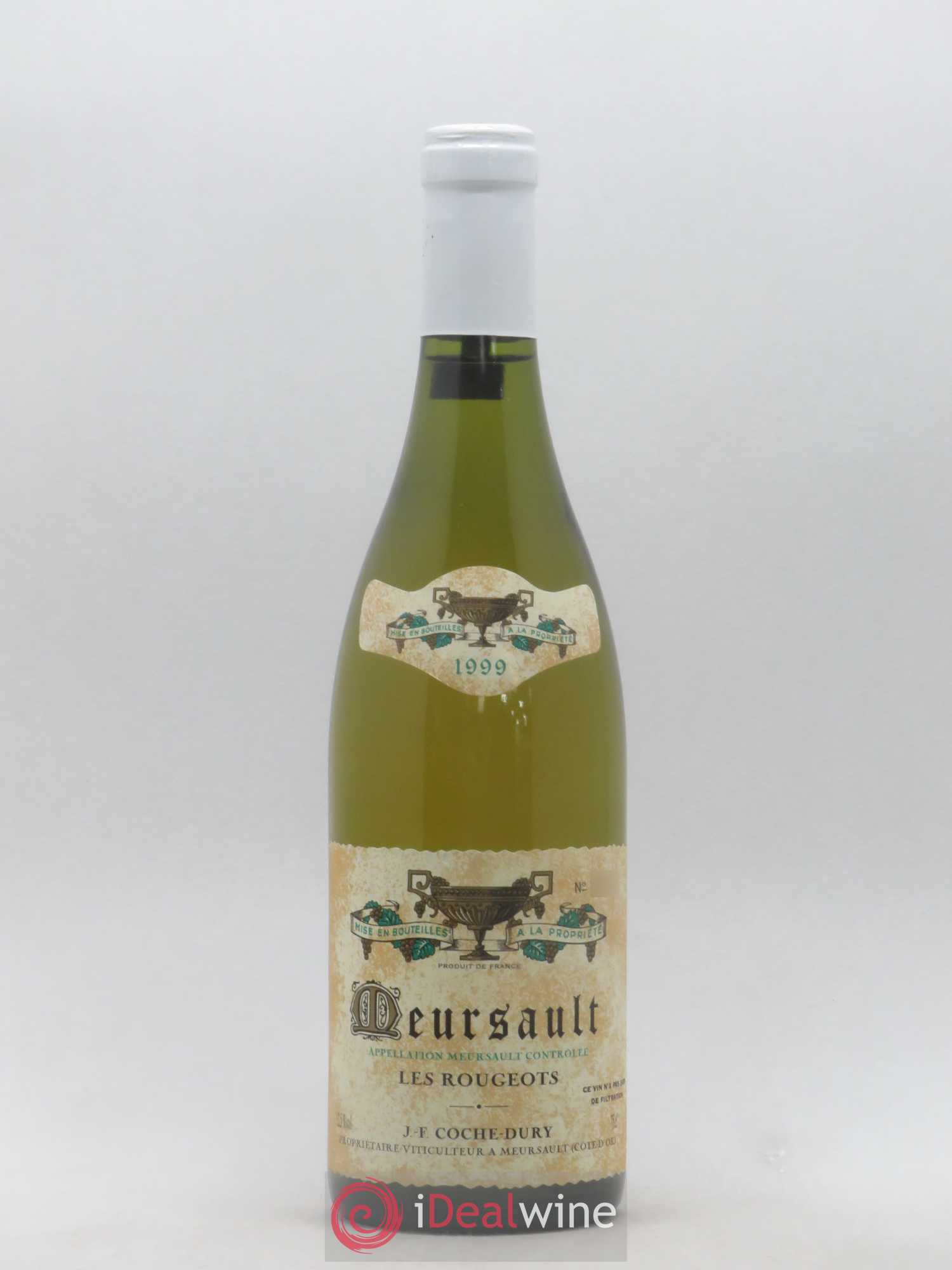 Meursault Les Rougeots Coche Dury (Domaine) 1999 - Lot de 1 bouteille - 0