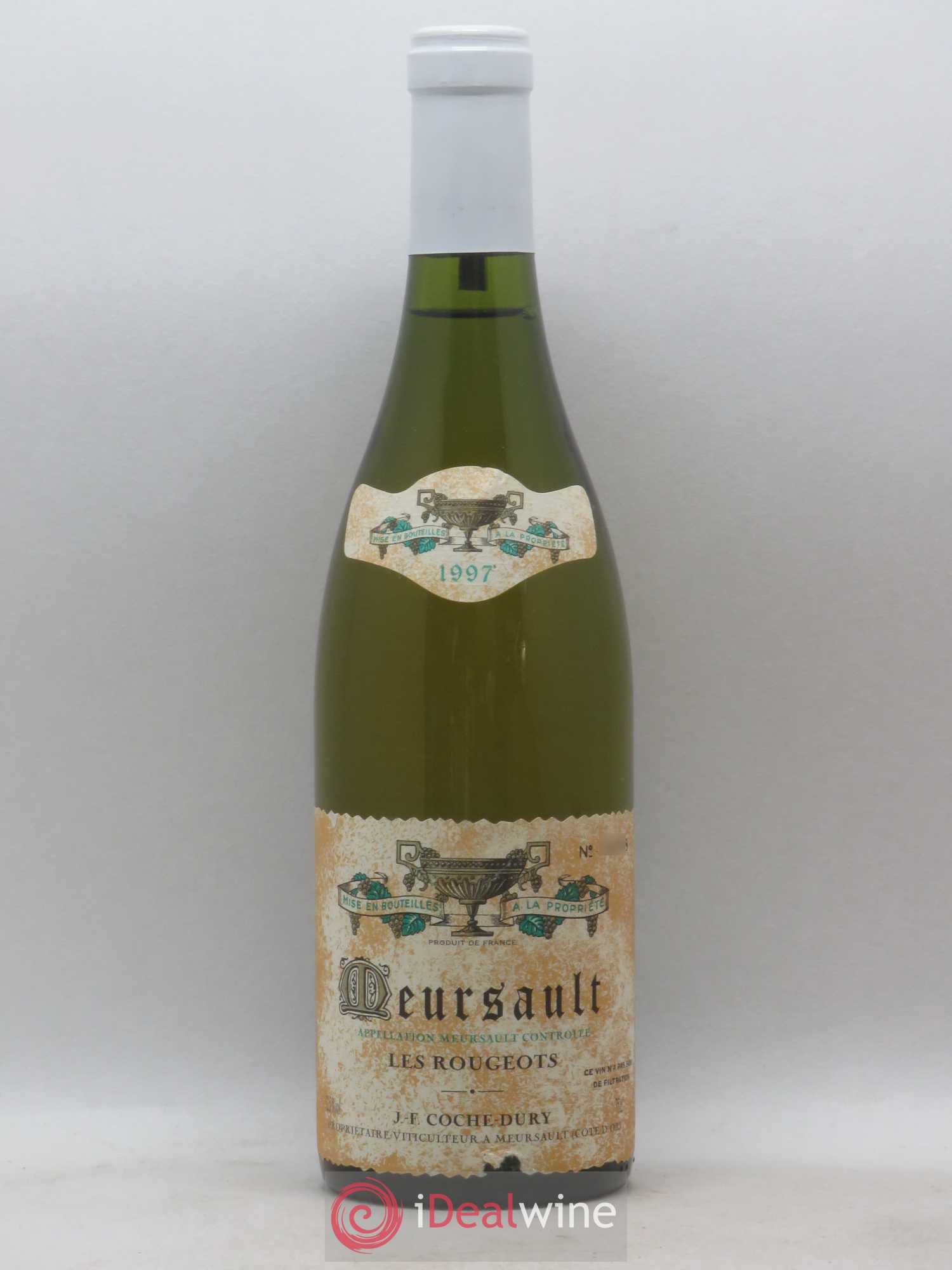 Meursault Les Rougeots Coche Dury (Domaine) 1997 - Lot de 1 bouteille - 0