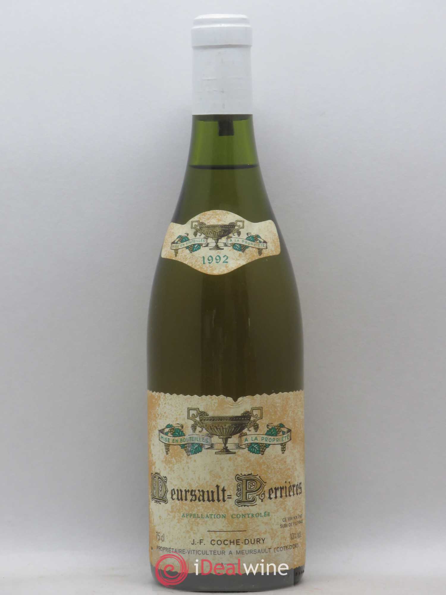 Meursault 1er Cru Perrières Coche Dury (Domaine) 1992 - Lot de 1 bouteille - 0