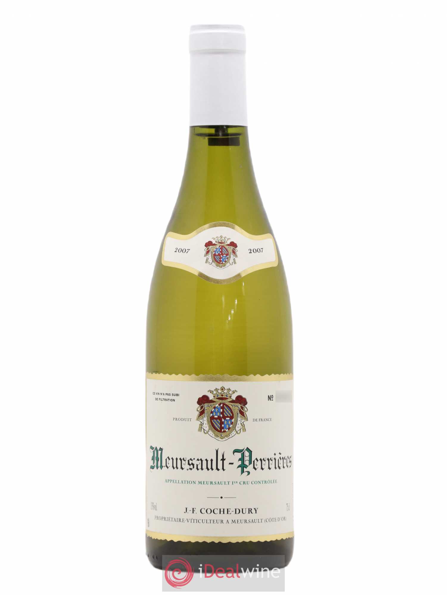 Meursault 1er Cru Perrières Coche Dury (Domaine) 2007 - Lot de 1 bouteille - 0