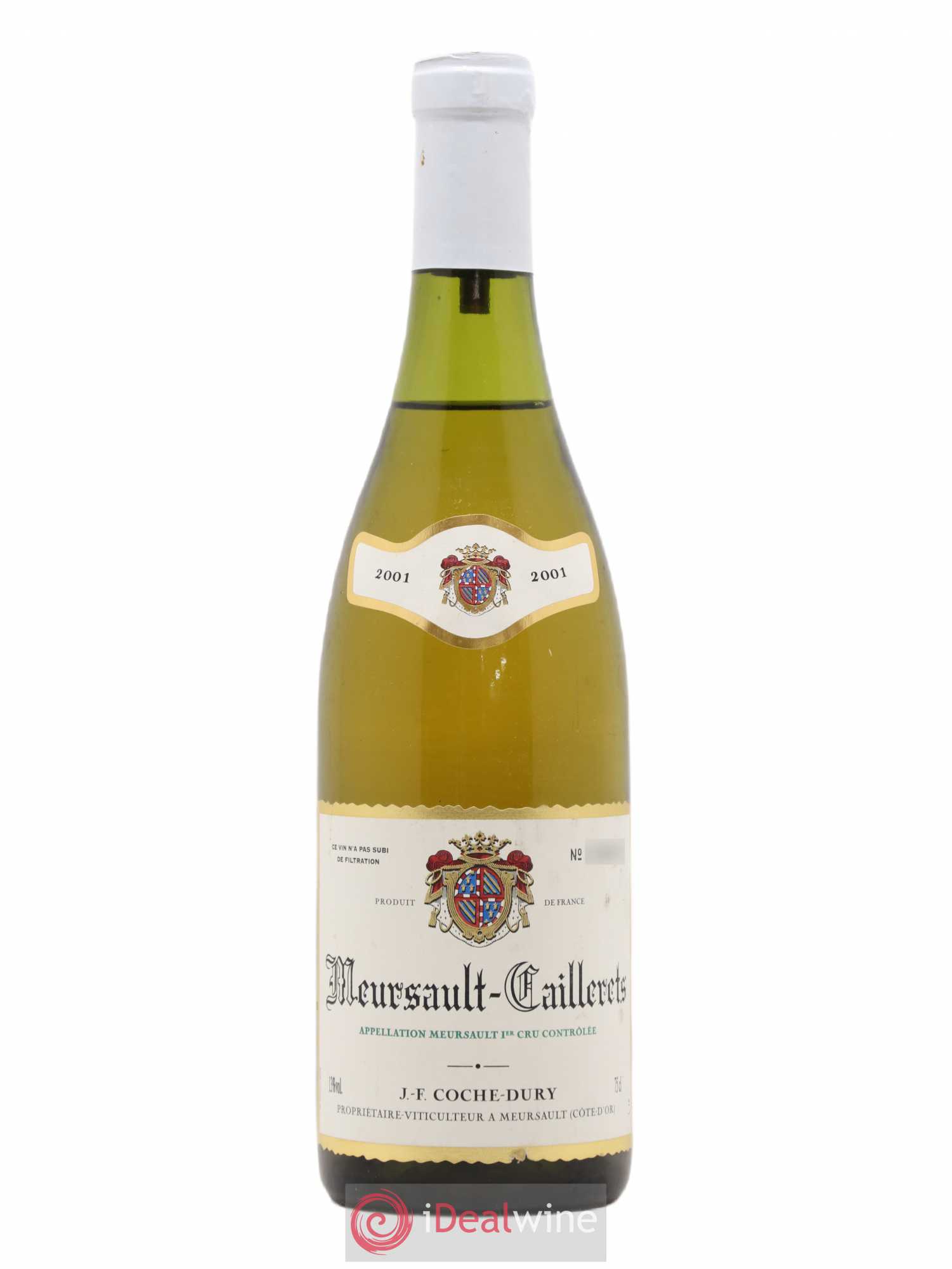 Meursault 1er Cru Caillerets Coche Dury (Domaine) 2001 - Lot de 1 bouteille - 0