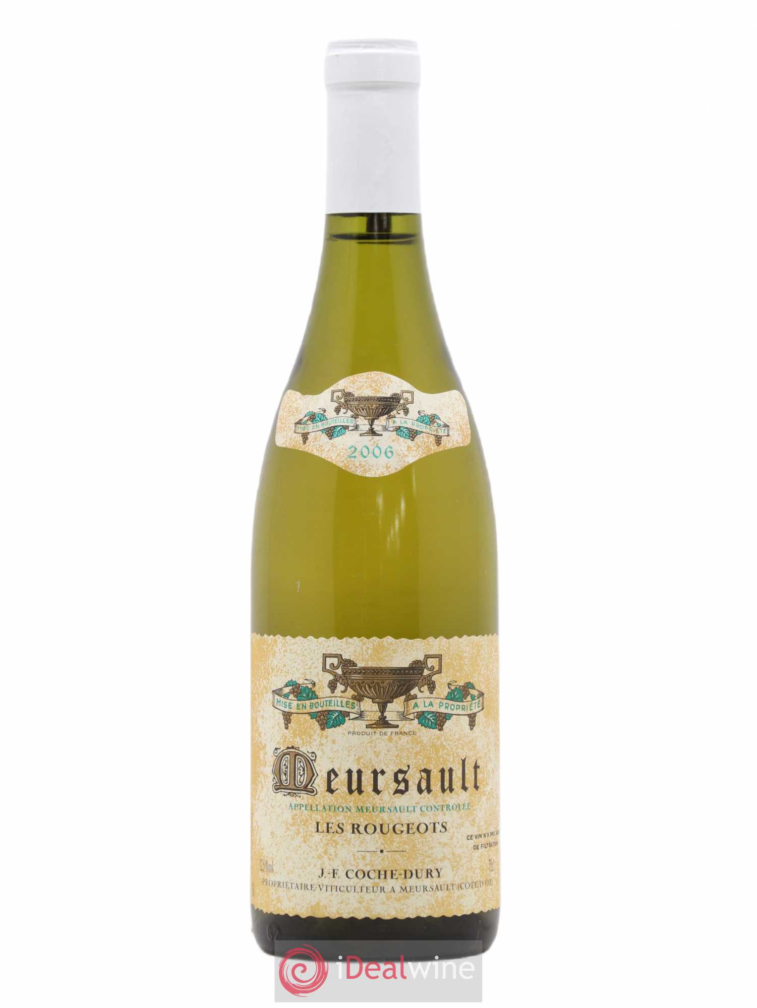 Meursault Les Rougeots Coche Dury (Domaine) 2006 - Lot de 1 bouteille - 0