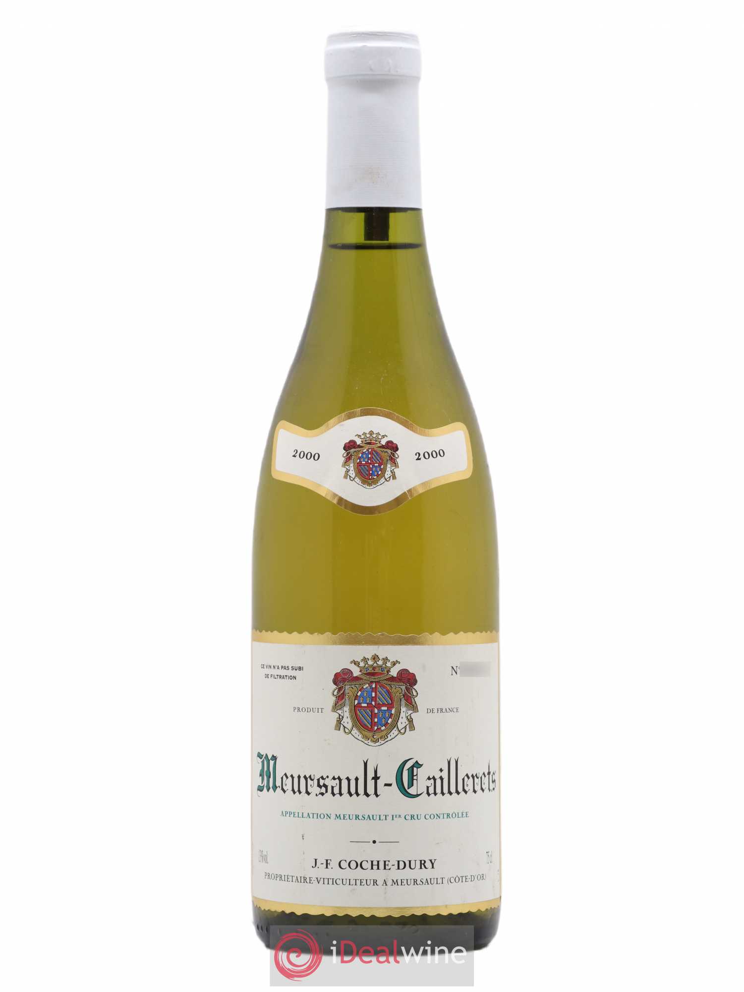 Meursault 1er Cru Caillerets Coche Dury (Domaine) 2000 - Lot de 1 bouteille - 0