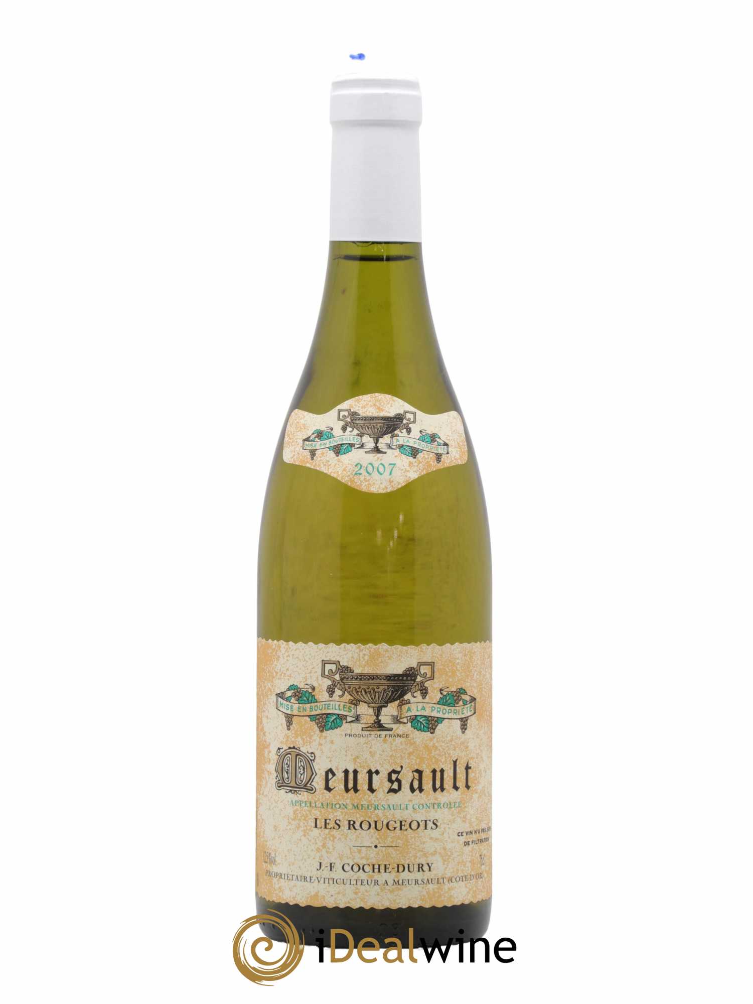 Meursault Les Rougeots Coche Dury (Domaine) 2007 - Lot de 1 bouteille - 0