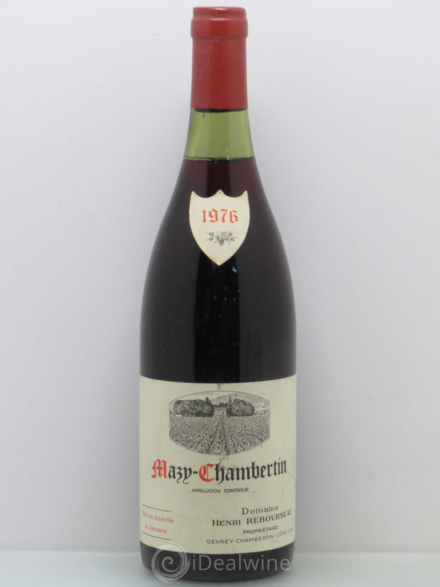 Mazis-Chambertin Grand Cru Henri Rebourseau 1976 - Lot de 1 bouteille - 0