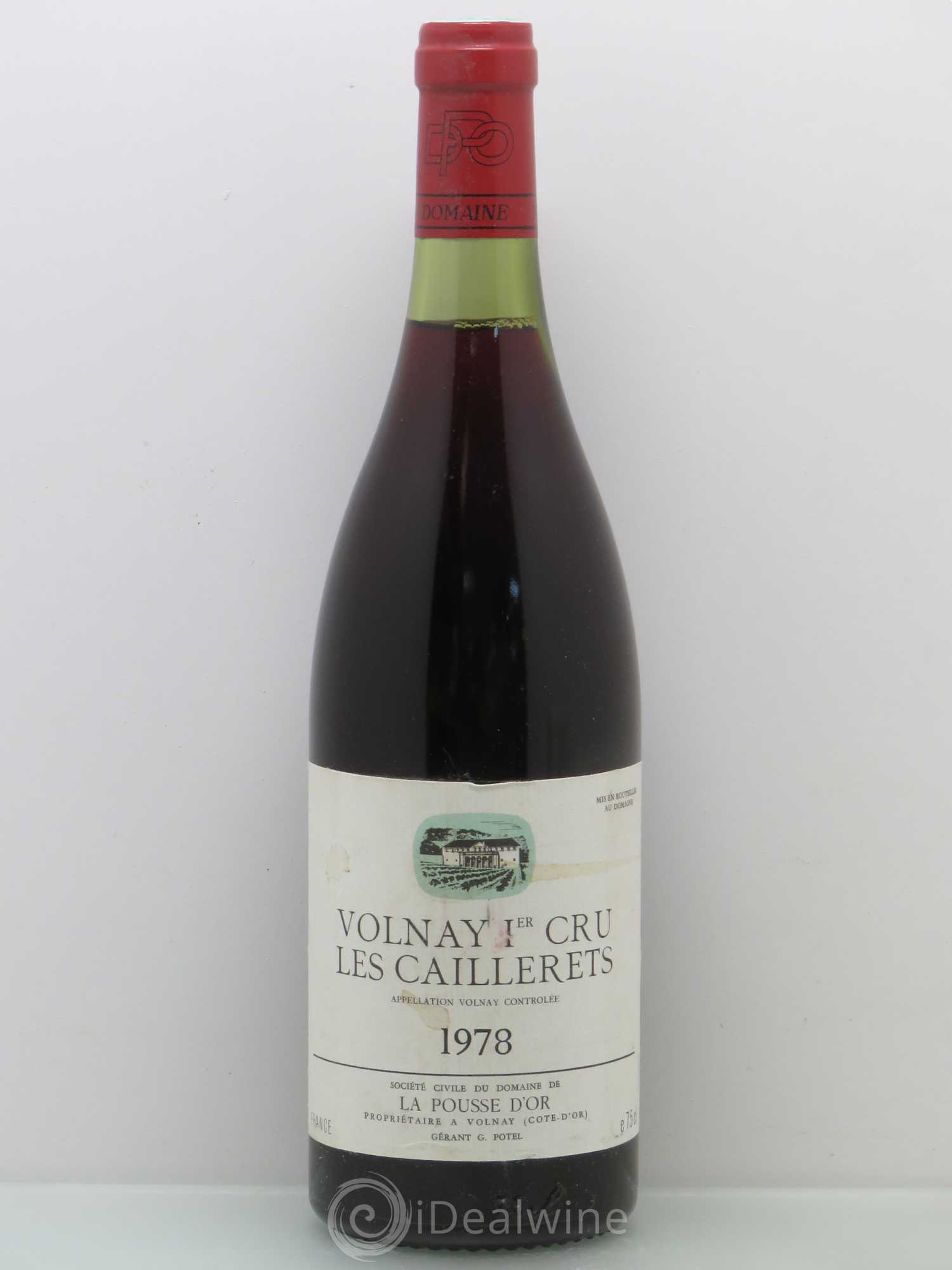 Volnay 1er Cru Les Caillerets La Pousse d'Or (Domaine de) 1978 - Lot de 1 bouteille - 0
