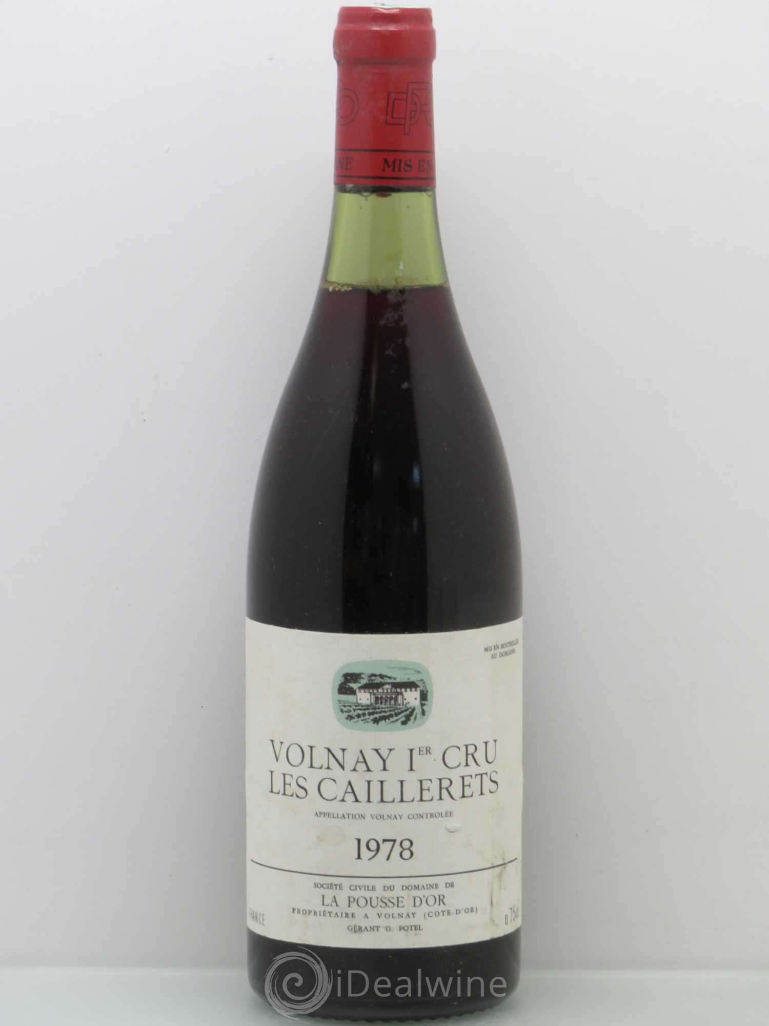 Volnay 1er Cru Les Caillerets La Pousse d'Or (Domaine de) 1978 - Lot de 1 bouteille - 0