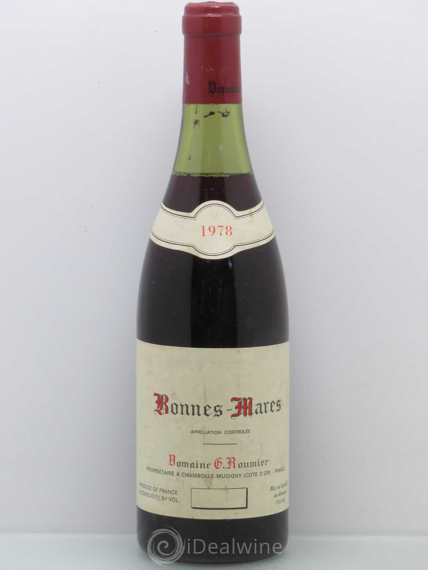 Bonnes-Mares Grand Cru Georges Roumier (Domaine) 1978 - Lot de 1 bouteille - 0