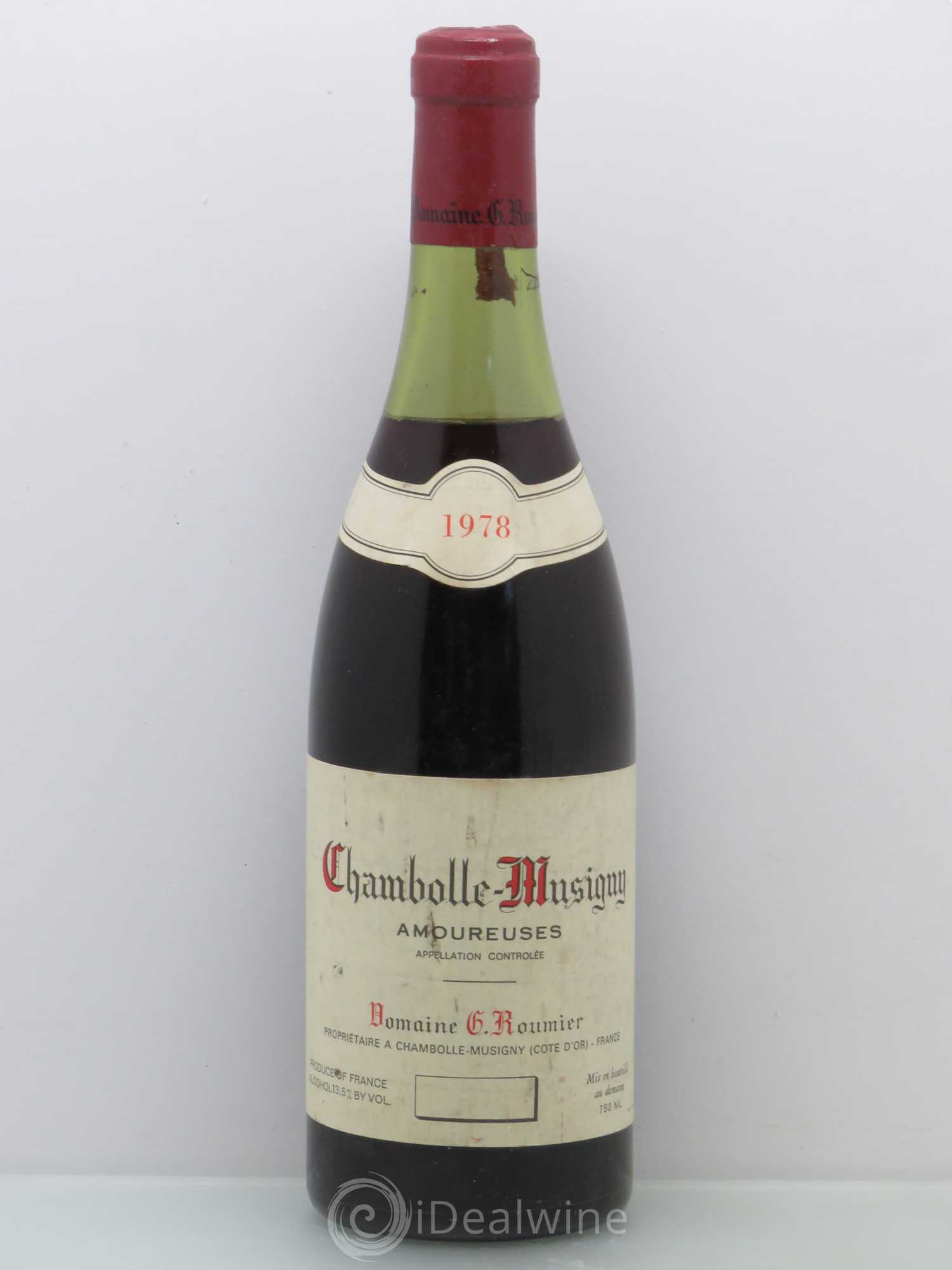 Chambolle-Musigny 1er Cru Les Amoureuses Georges Roumier (Domaine) 1978 - Lot de 1 bouteille - 0