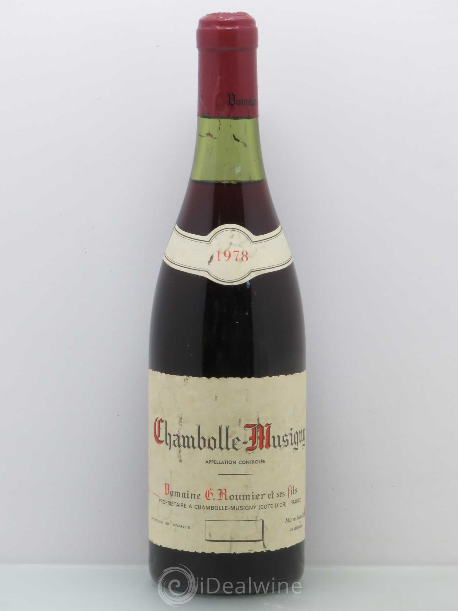 Chambolle-Musigny Georges Roumier (Domaine) 1978 - Lot de 1 bouteille - 0