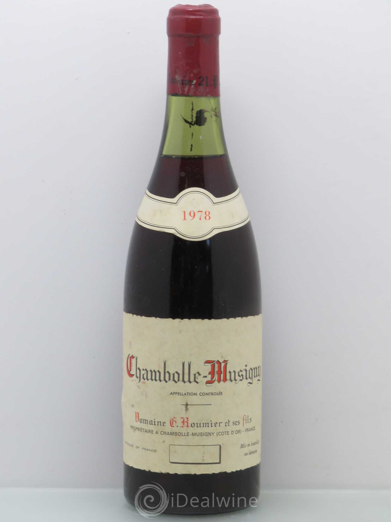 Chambolle-Musigny Georges Roumier (Domaine) 1978 - Posten von 1 Flasche - 0