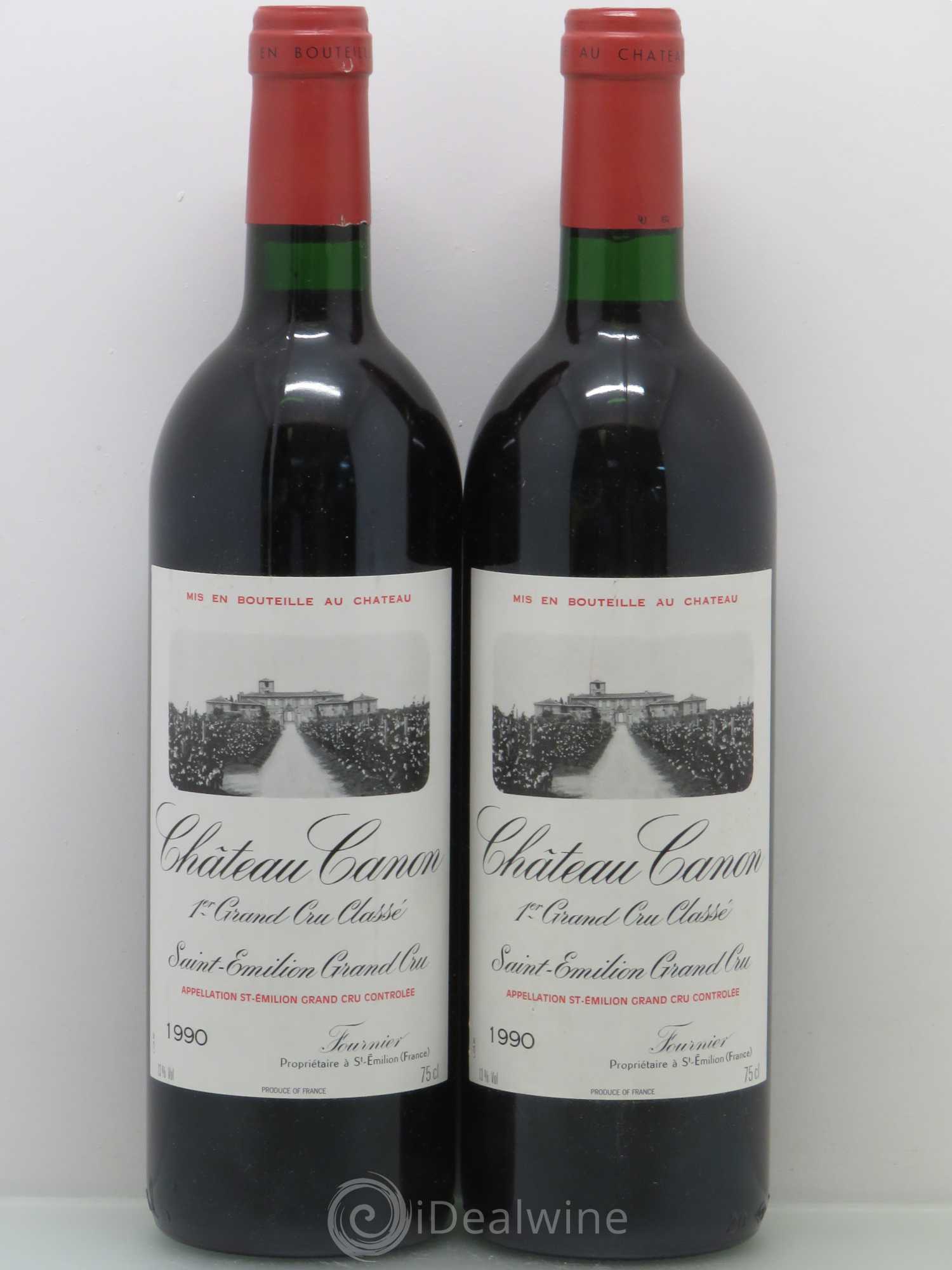 Château Canon 1er Grand Cru Classé B 1990 - Lot de 5 bouteilles - 2
