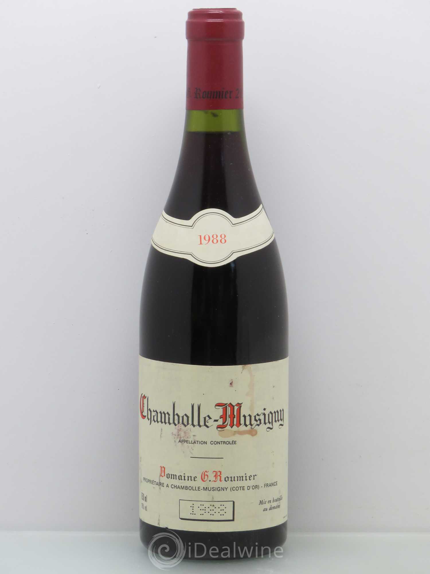 Chambolle-Musigny Georges Roumier (Domaine) 1988 - Posten von 1 Flasche - 0