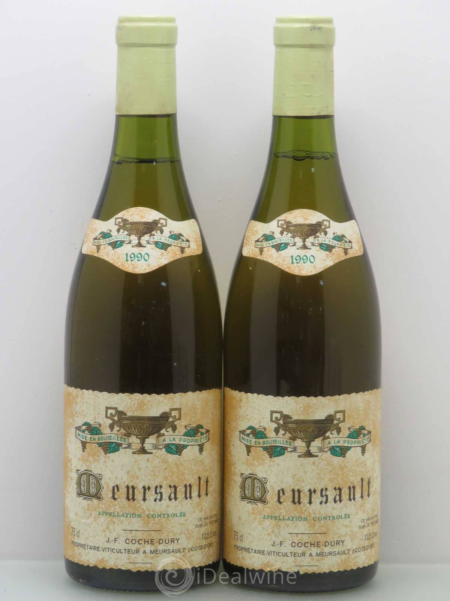Meursault Coche Dury (Domaine) 1990 - Lot de 2 bouteilles - 0
