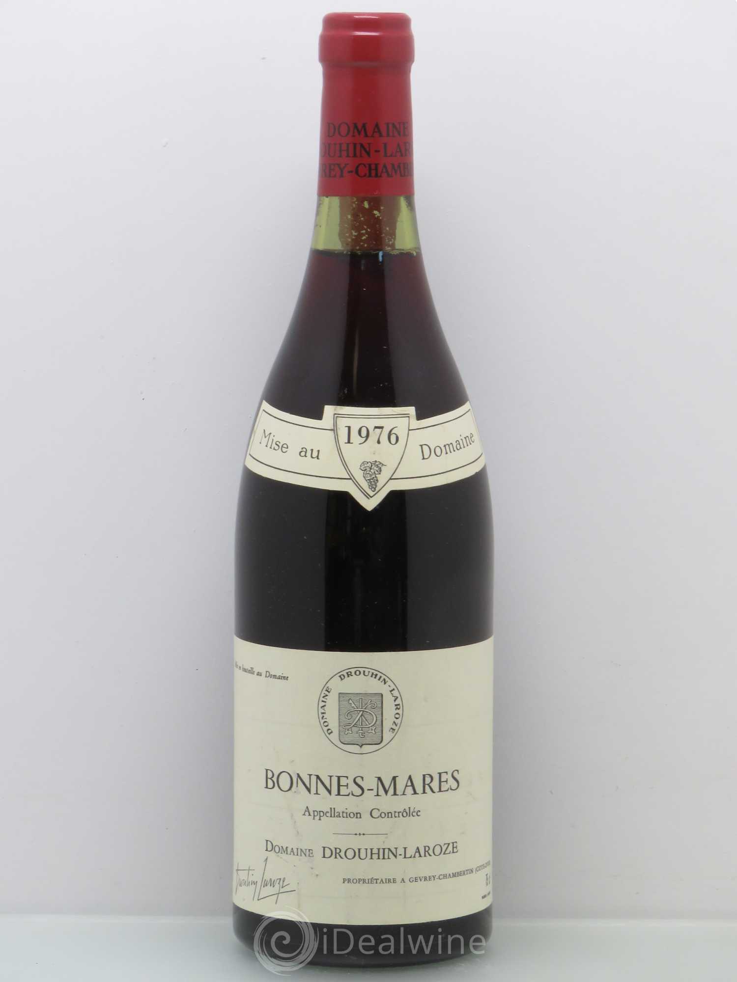 Bonnes-Mares Grand Cru Domaine Drouhin-Laroze 1976 - Lot de 1 bouteille - 0