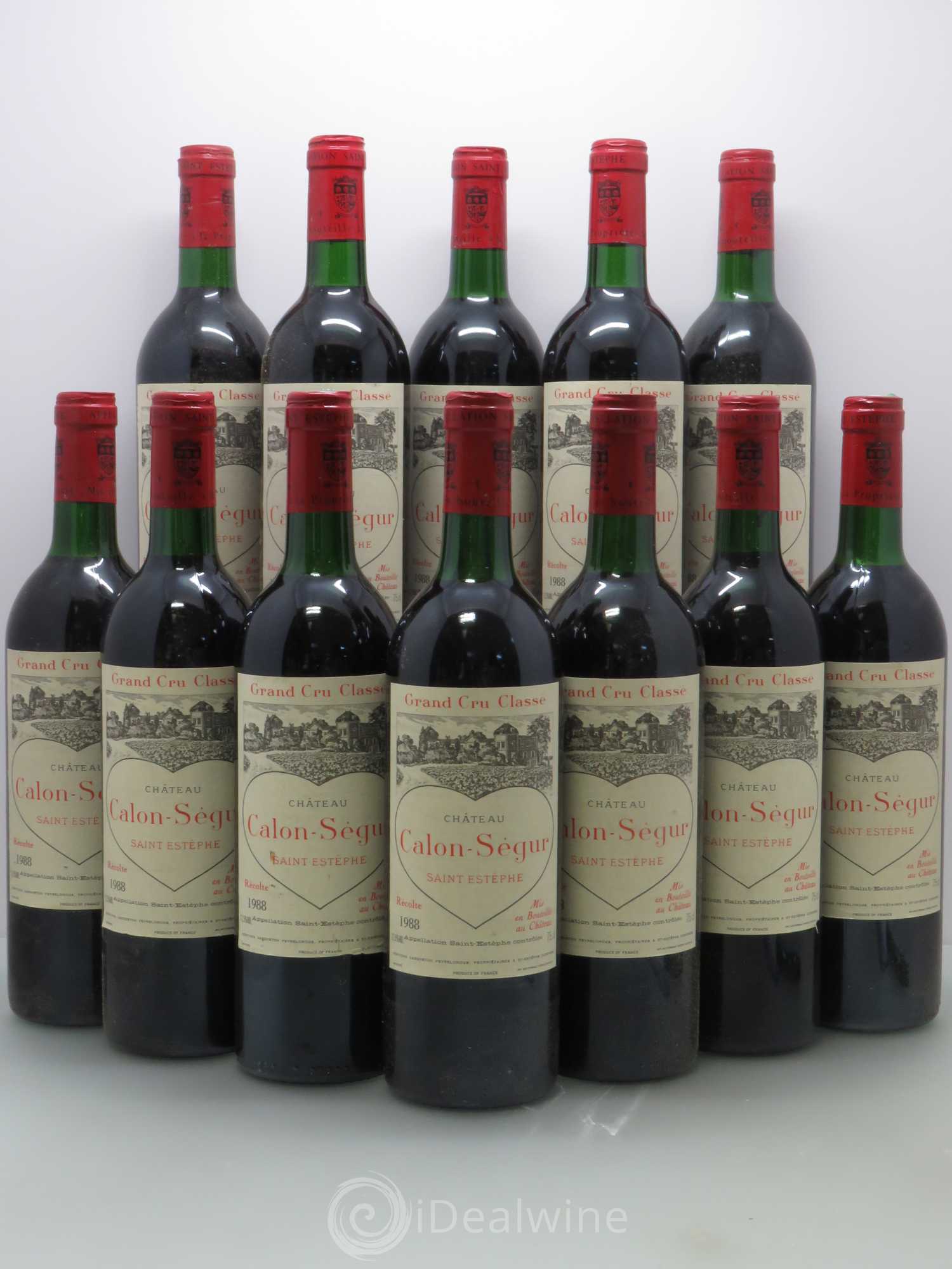 Château Calon Ségur 3ème Grand Cru Classé 1988 - Lot de 12 bouteilles - 0