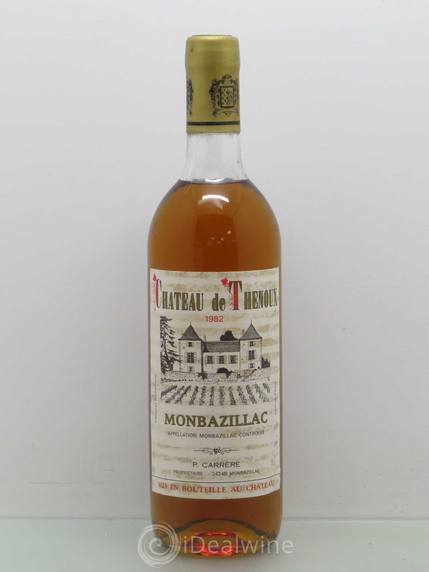 Monbazillac Château de Thenoux 1982 - Posten von 1 Flasche - 0