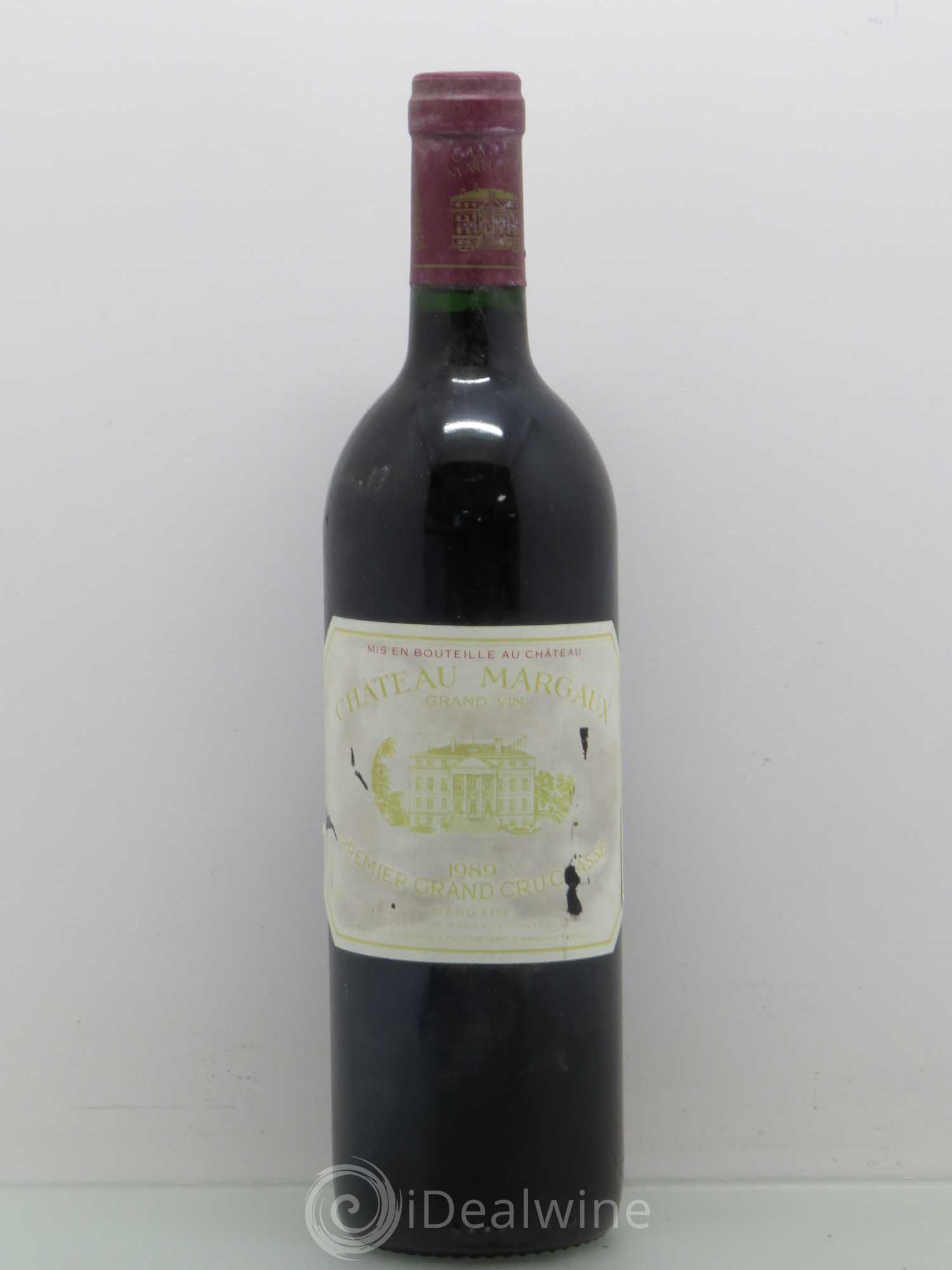Château Margaux 1er Grand Cru Classé 1989 - Lot de 1 bouteille - 0