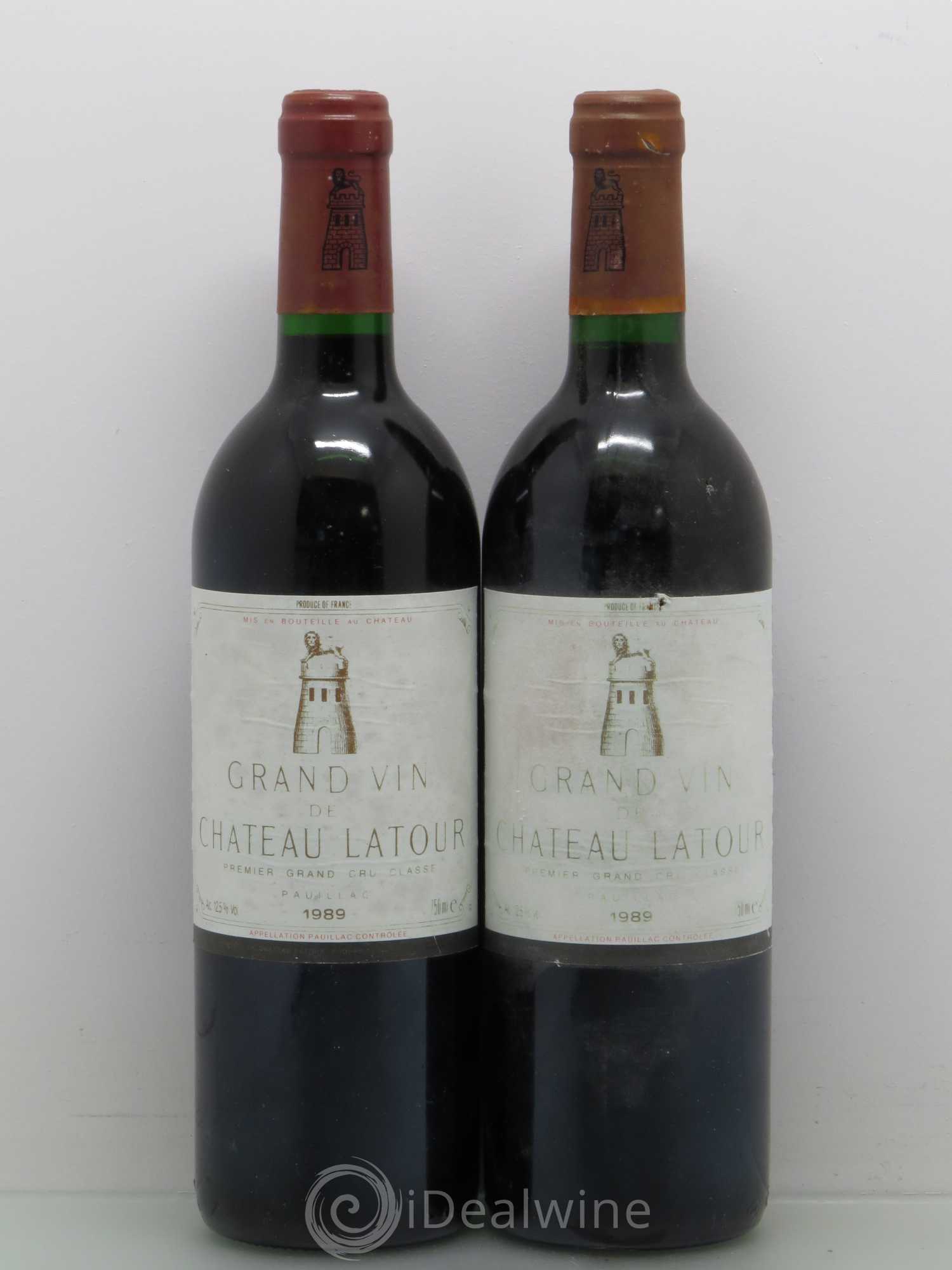Château Latour 1er Grand Cru Classé 1989 - Lot de 2 bouteilles - 0