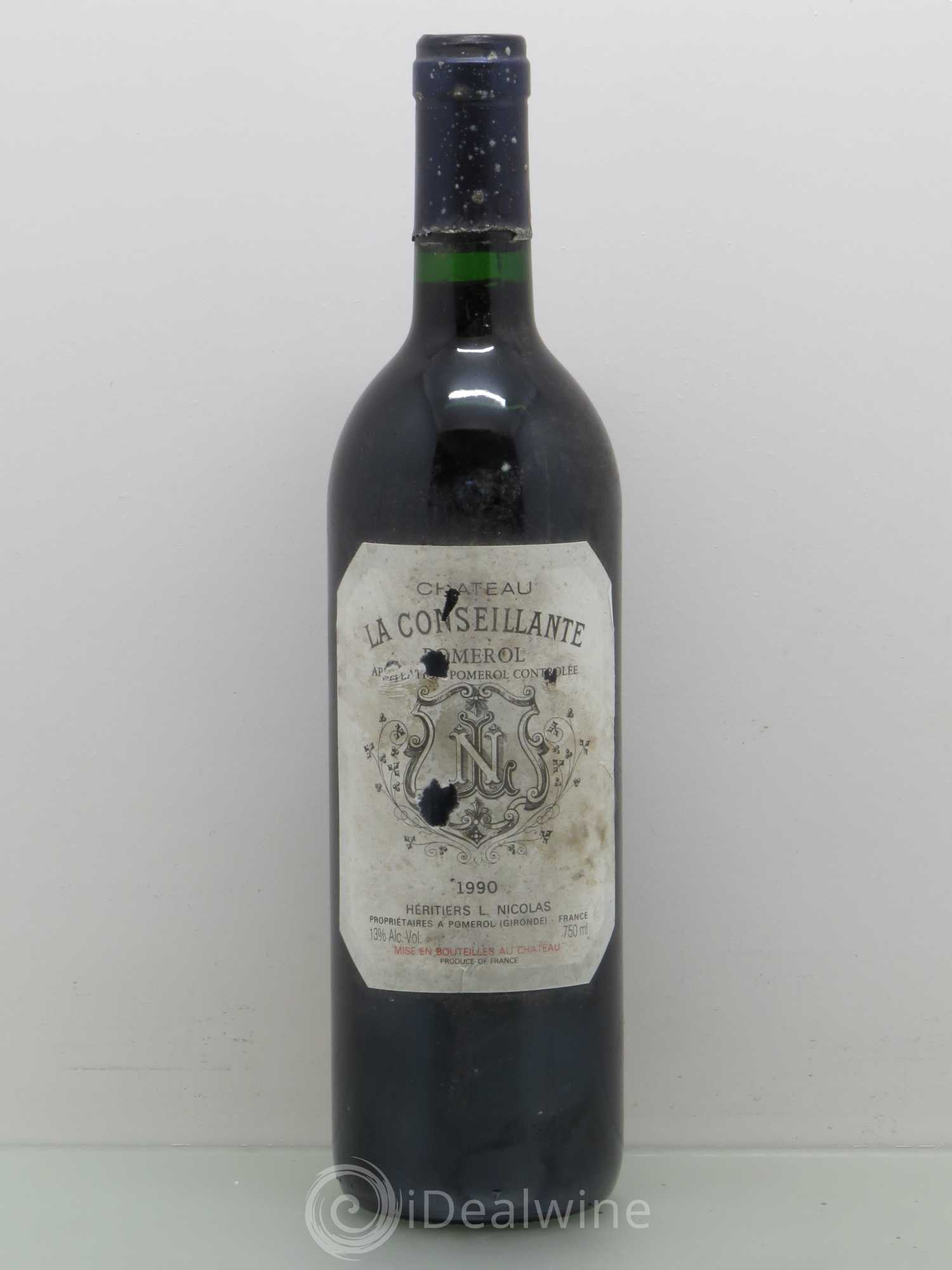 Château la Conseillante 1990 - Lot de 1 bouteille - 0