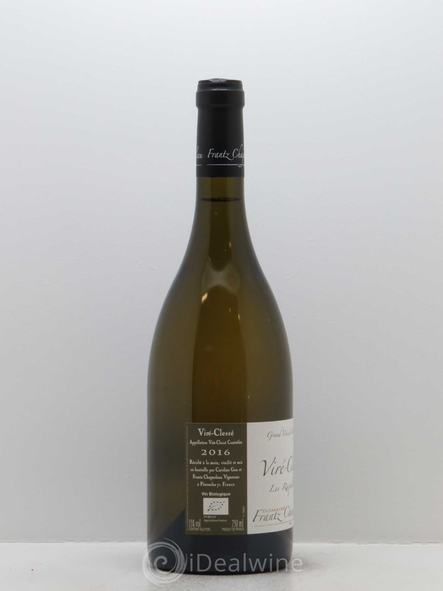 Viré-Clessé Les Raspillères Frantz Chagnoleau (Domaine) 2016 - Lot de 1 bouteille - 1